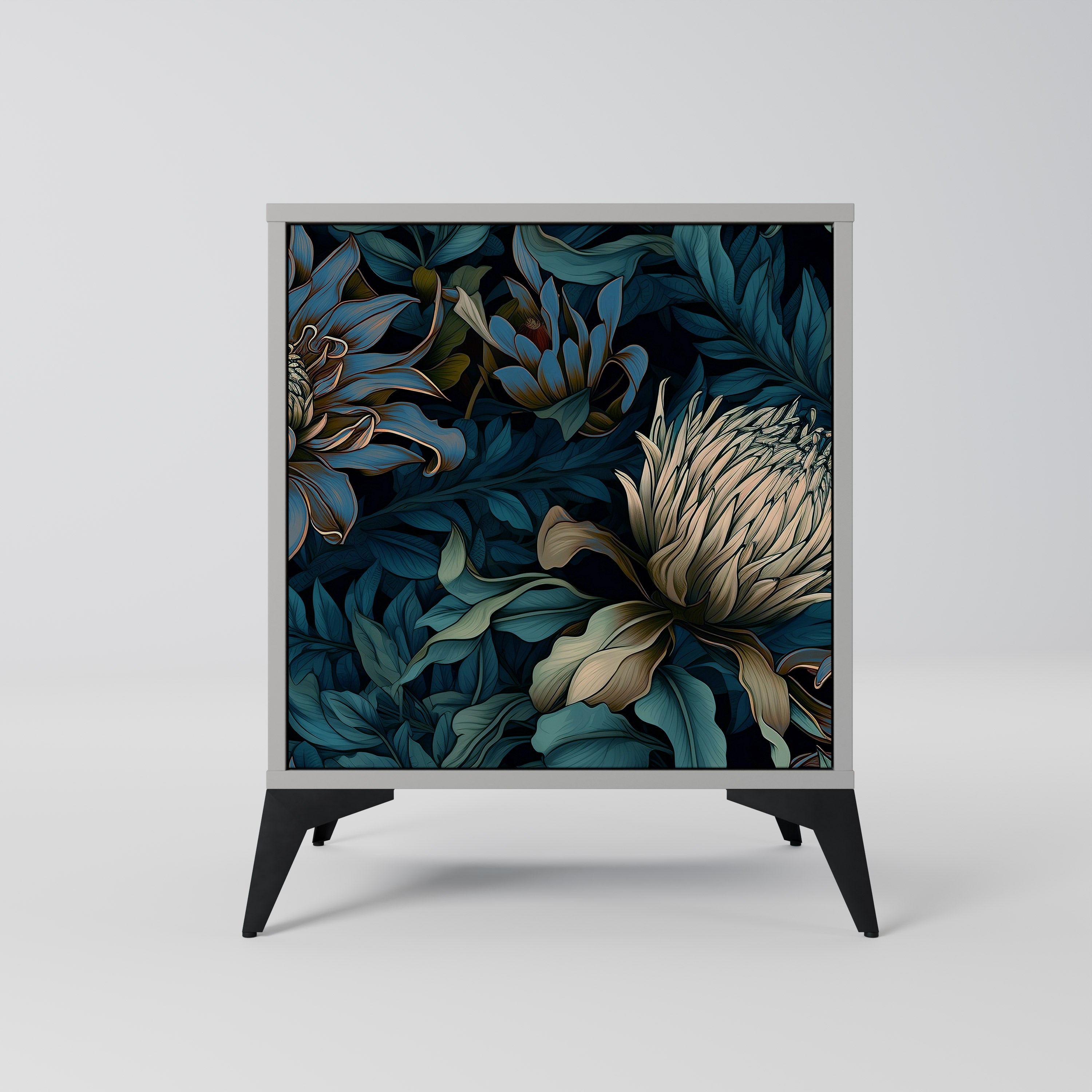 TWILIGHT BLOOM Komoda 1-drzwiowa korpus Szary