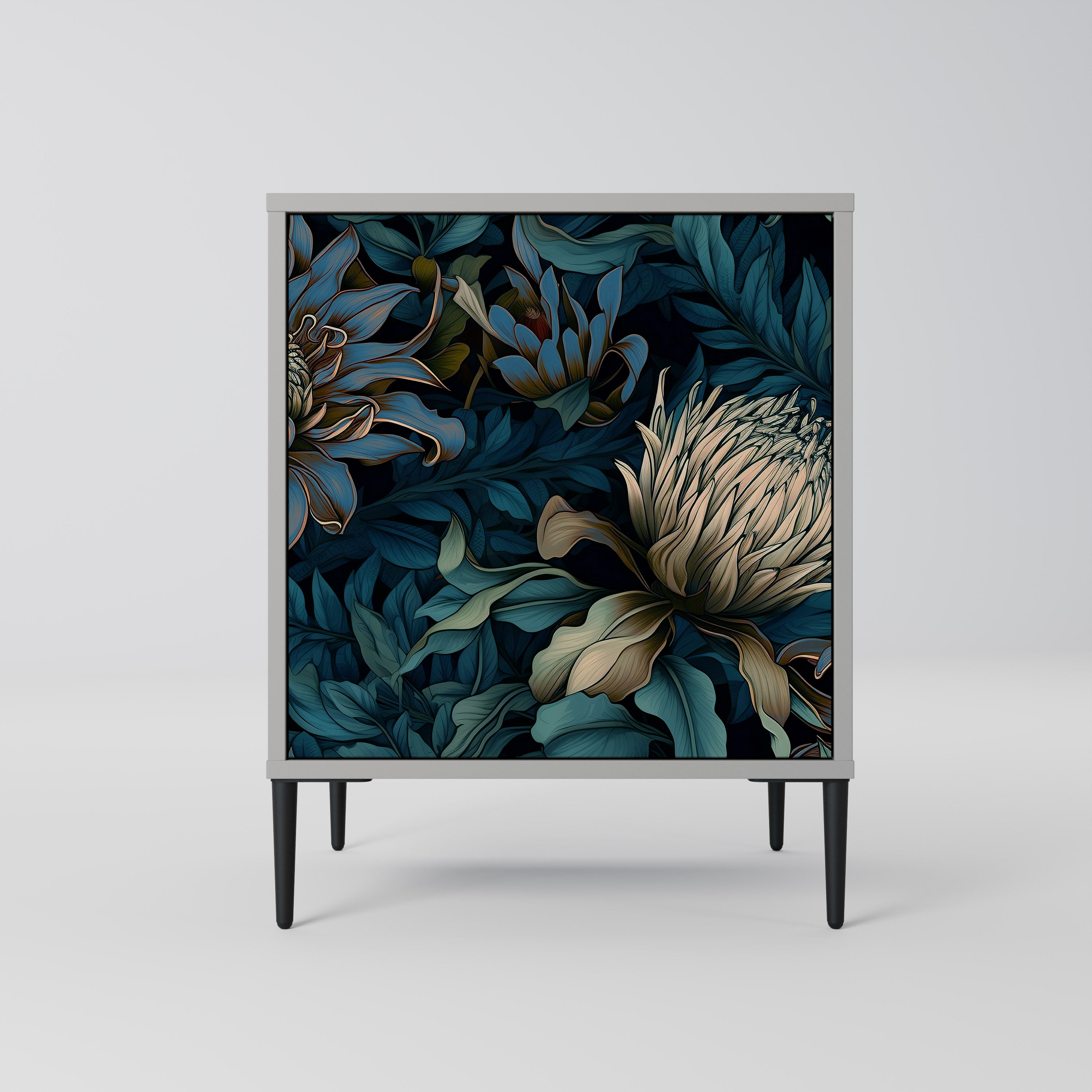 TWILIGHT BLOOM Komoda 1-drzwiowa korpus Szary