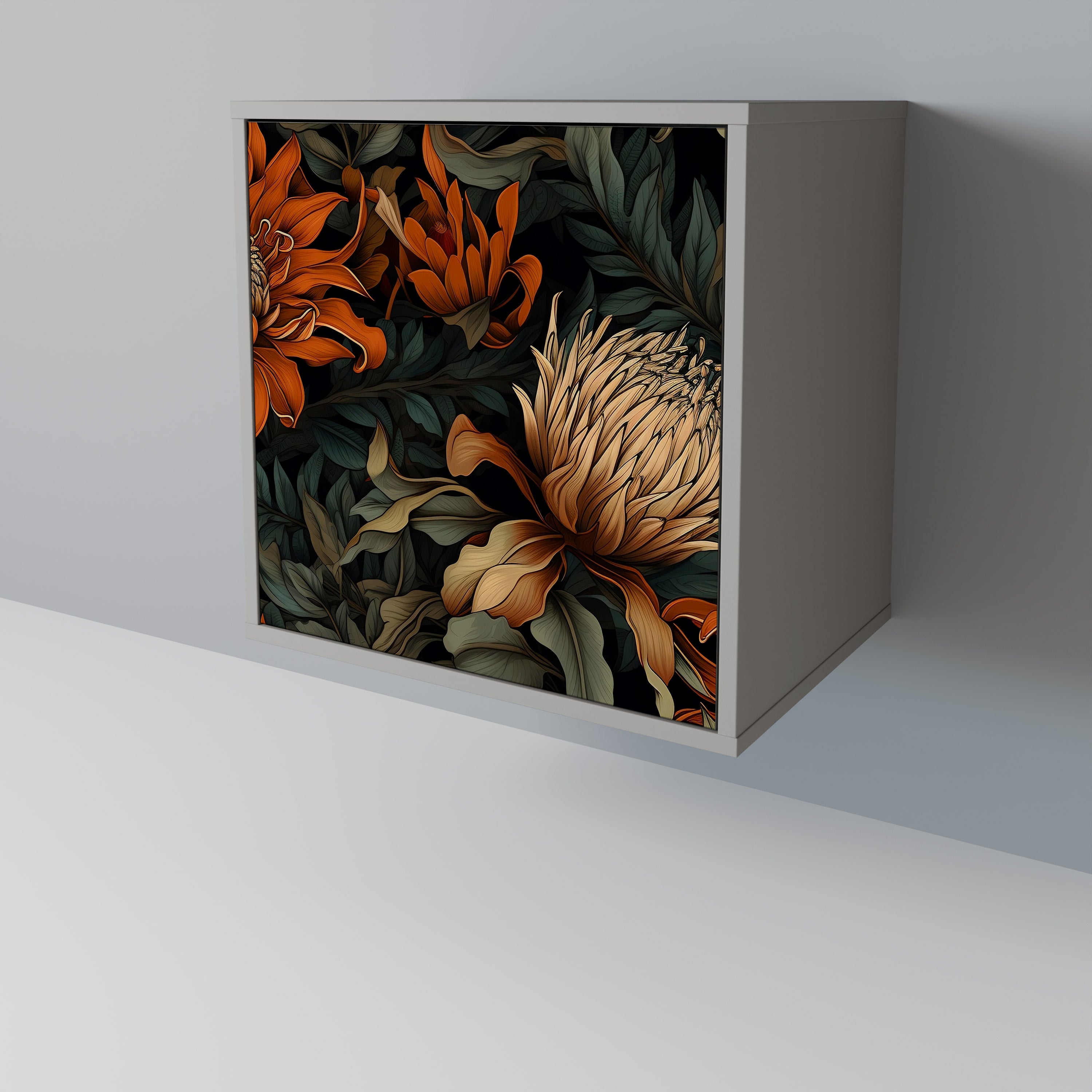 DAWN BLOOM Komoda 1-drzwiowa korpus Szary