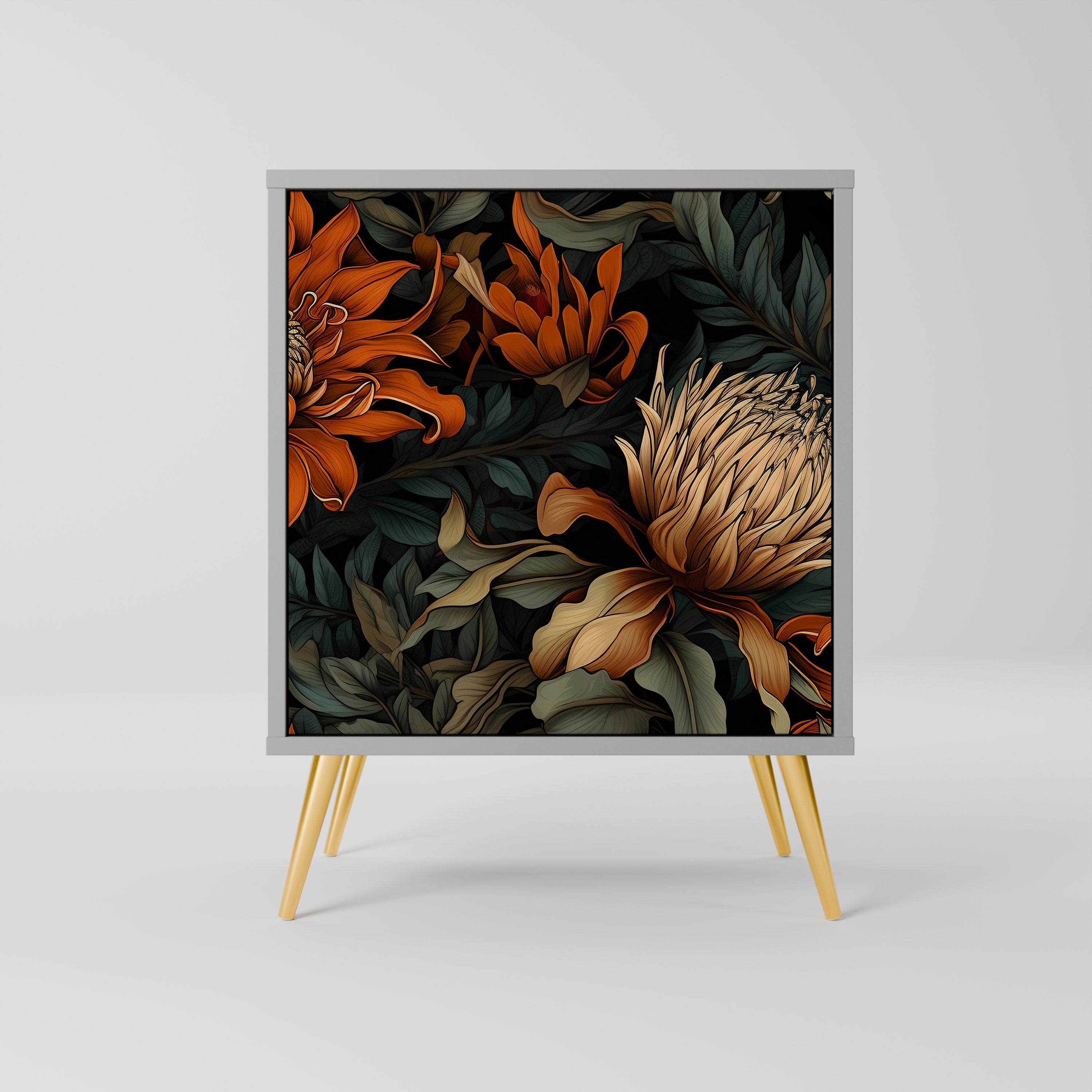 DAWN BLOOM Komoda 1-drzwiowa korpus Szary