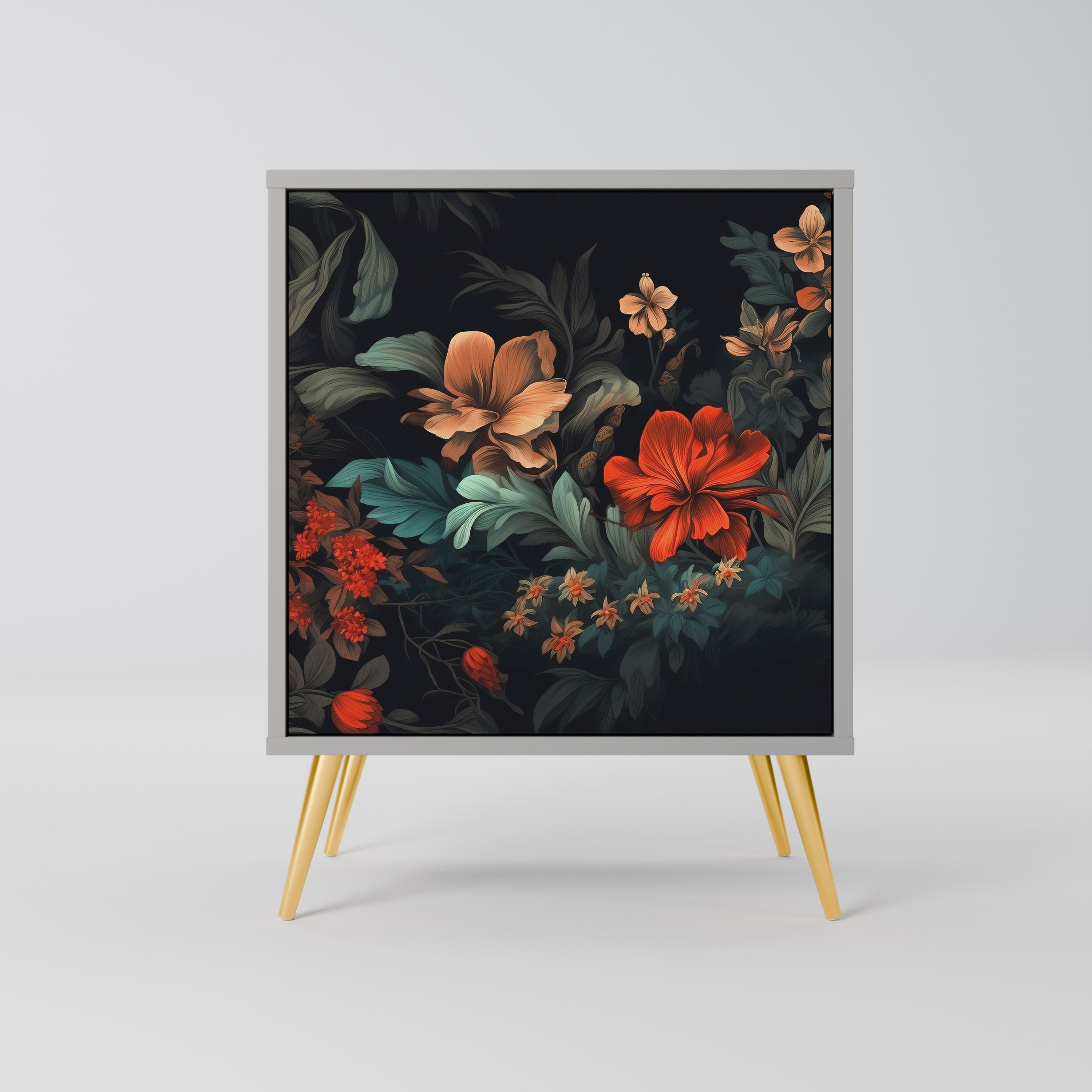 IMAGINARY BLOSSOM Komoda 1-drzwiowa korpus Szary