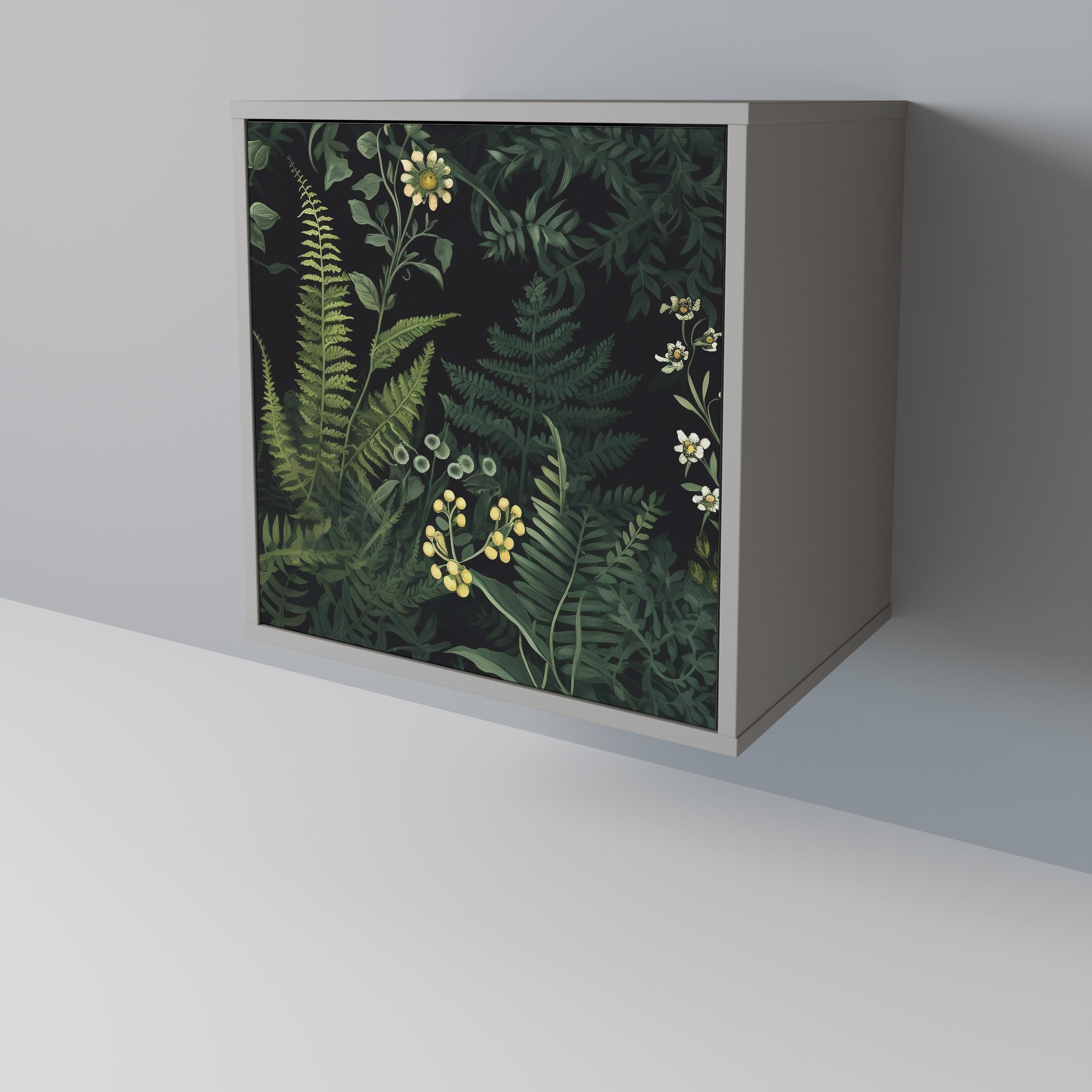 FERN FLOWERS Komoda 1-drzwiowa korpus Szary