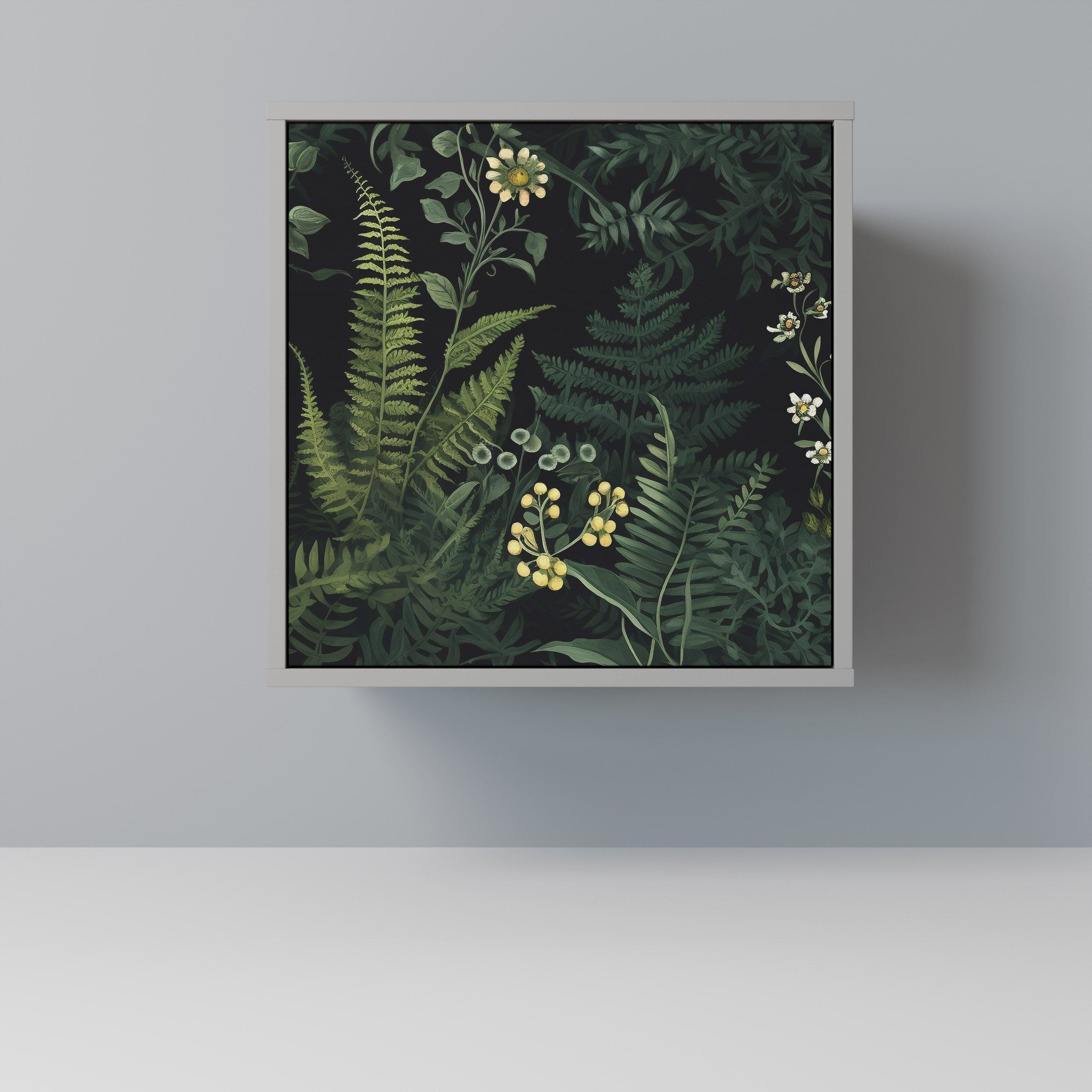 FERN FLOWERS Komoda 1-drzwiowa korpus Szary