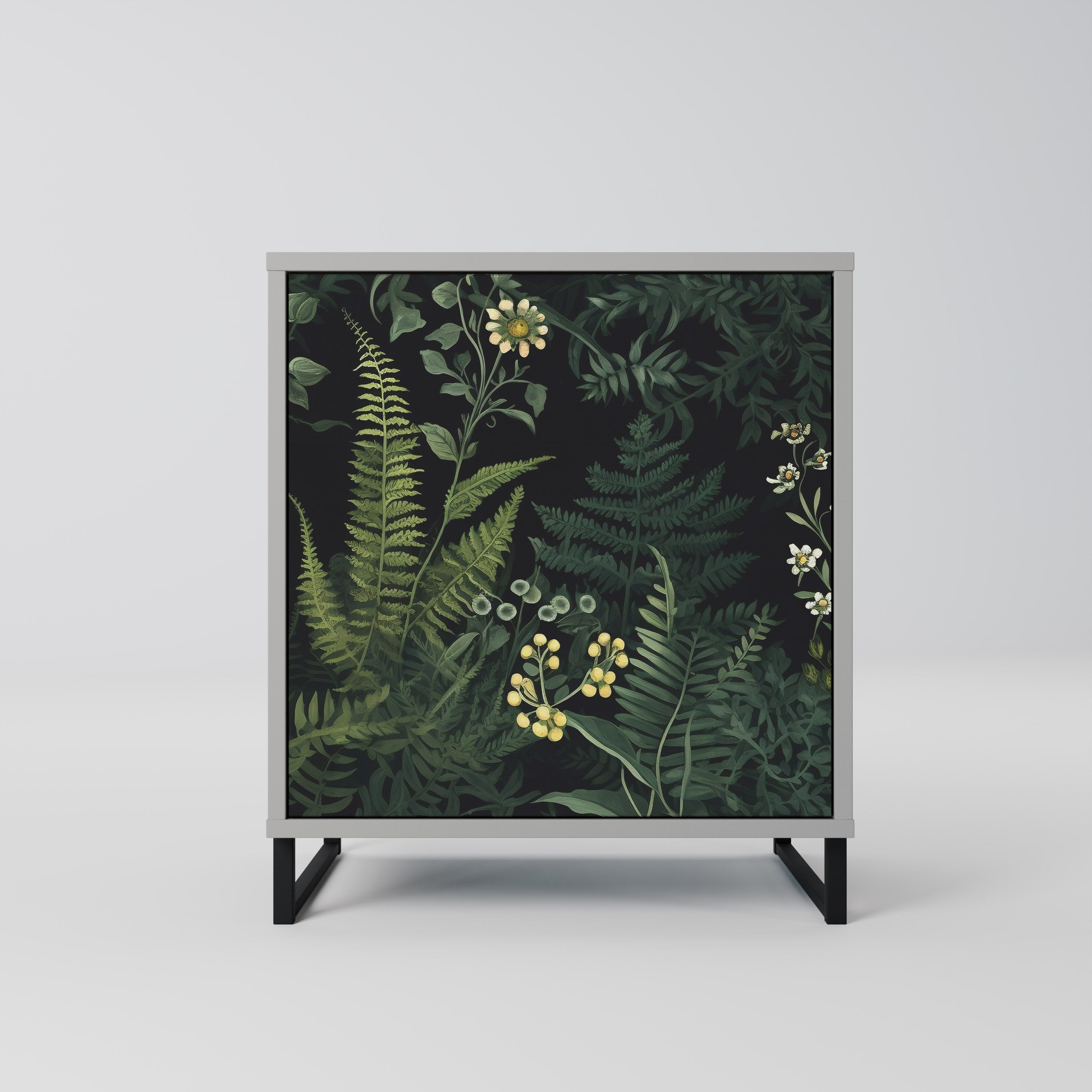 FERN FLOWERS Komoda 1-drzwiowa korpus Szary