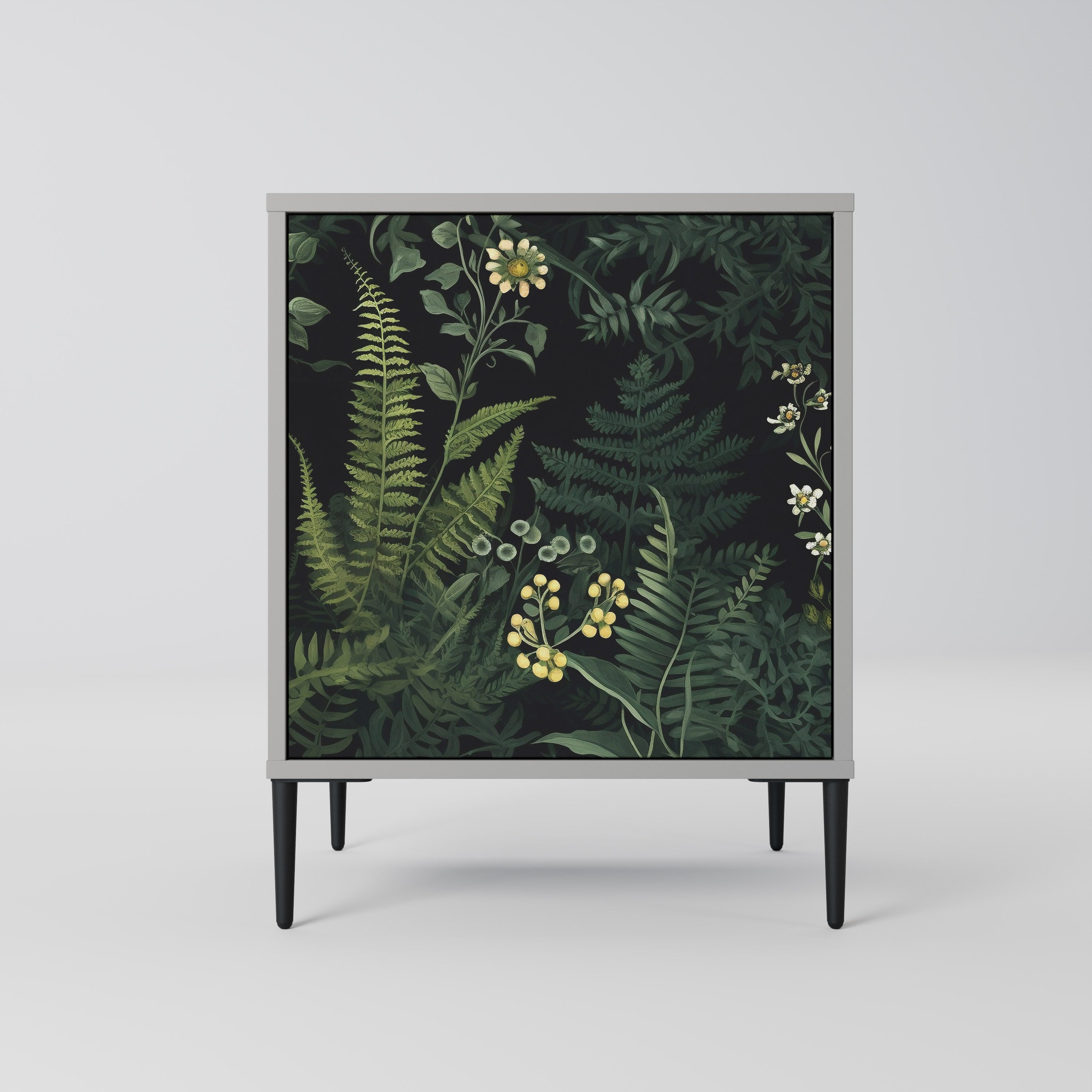 FERN FLOWERS Komoda 1-drzwiowa korpus Szary