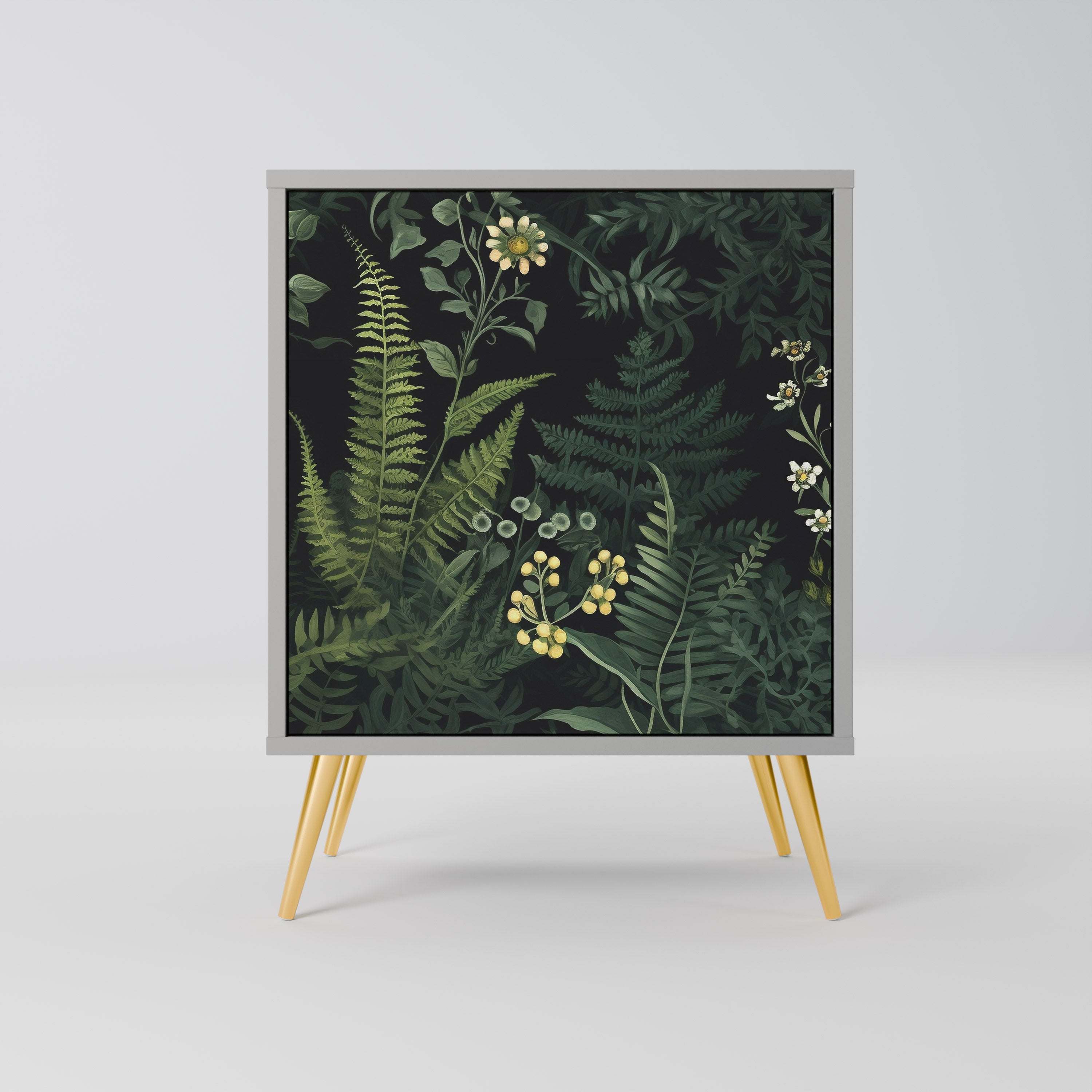 FERN FLOWERS Komoda 1-drzwiowa korpus Szary