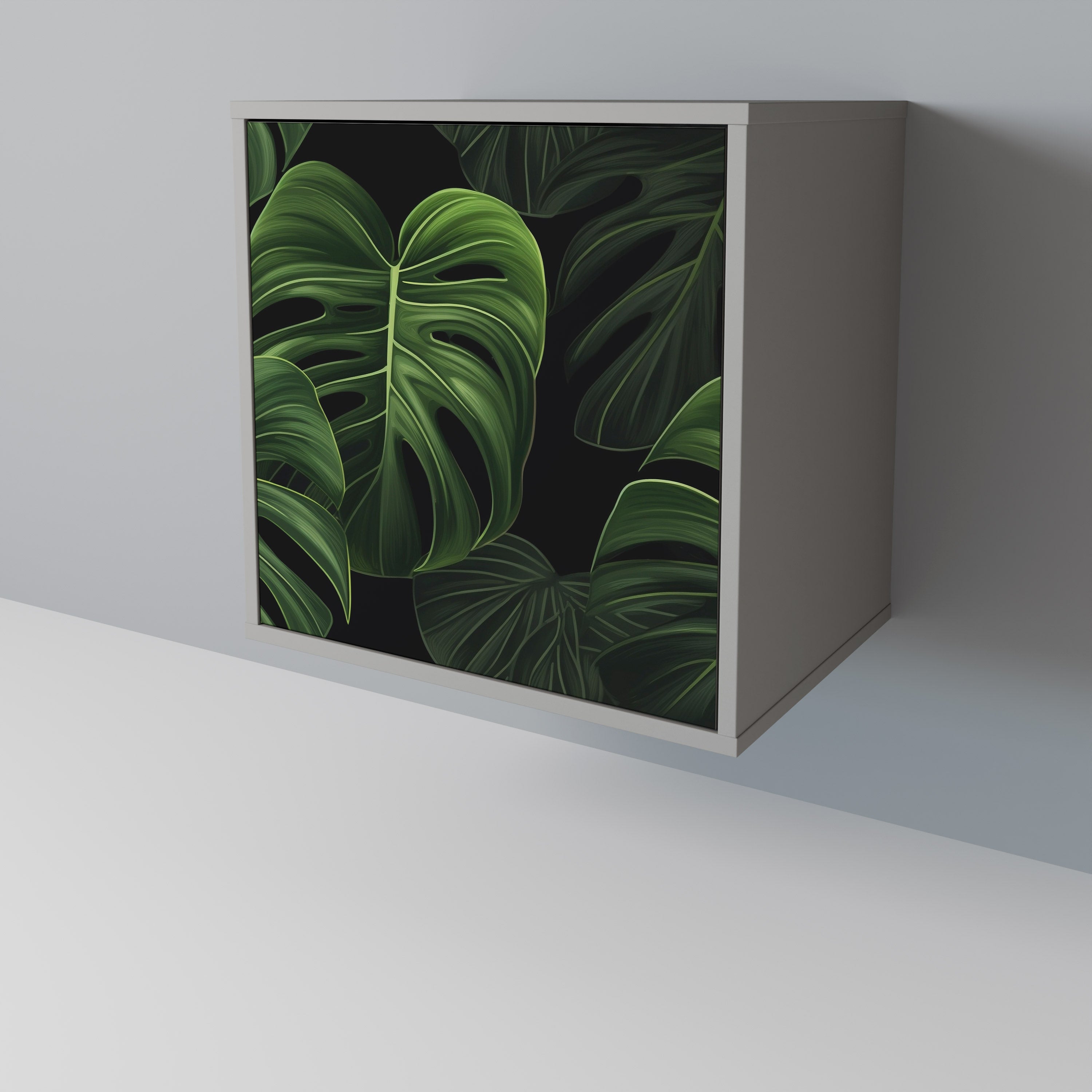 INFINITE MONSTERA Komoda 1-drzwiowa korpus Szary