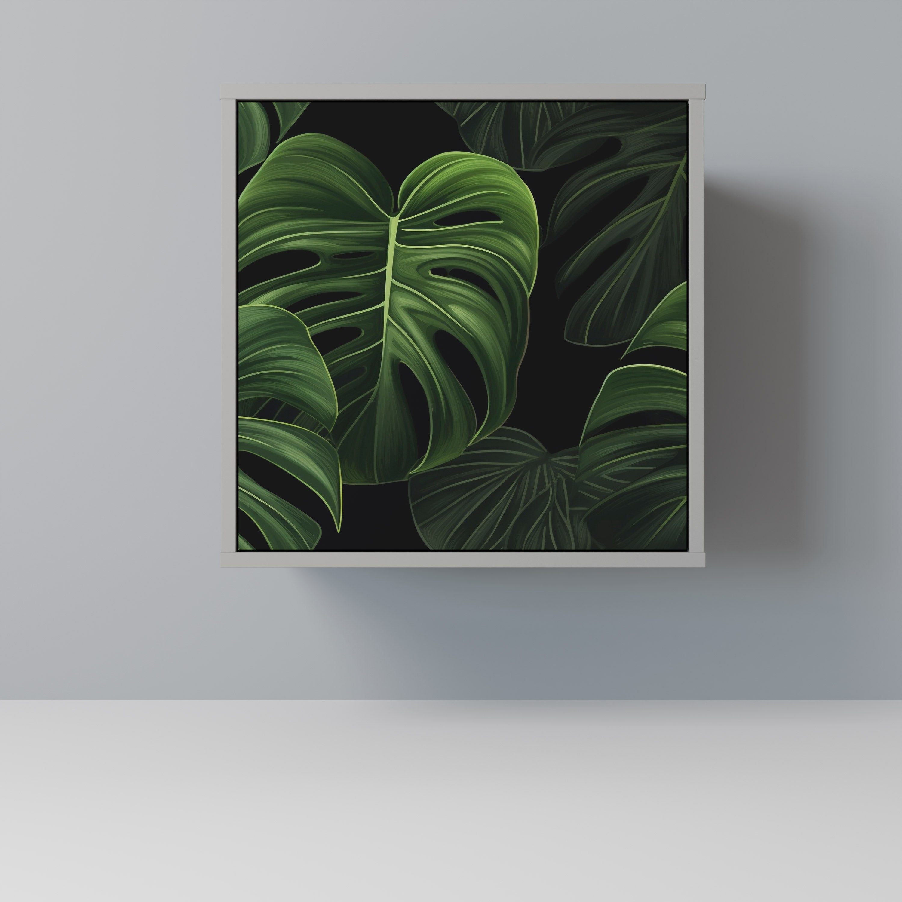INFINITE MONSTERA Komoda 1-drzwiowa korpus Szary
