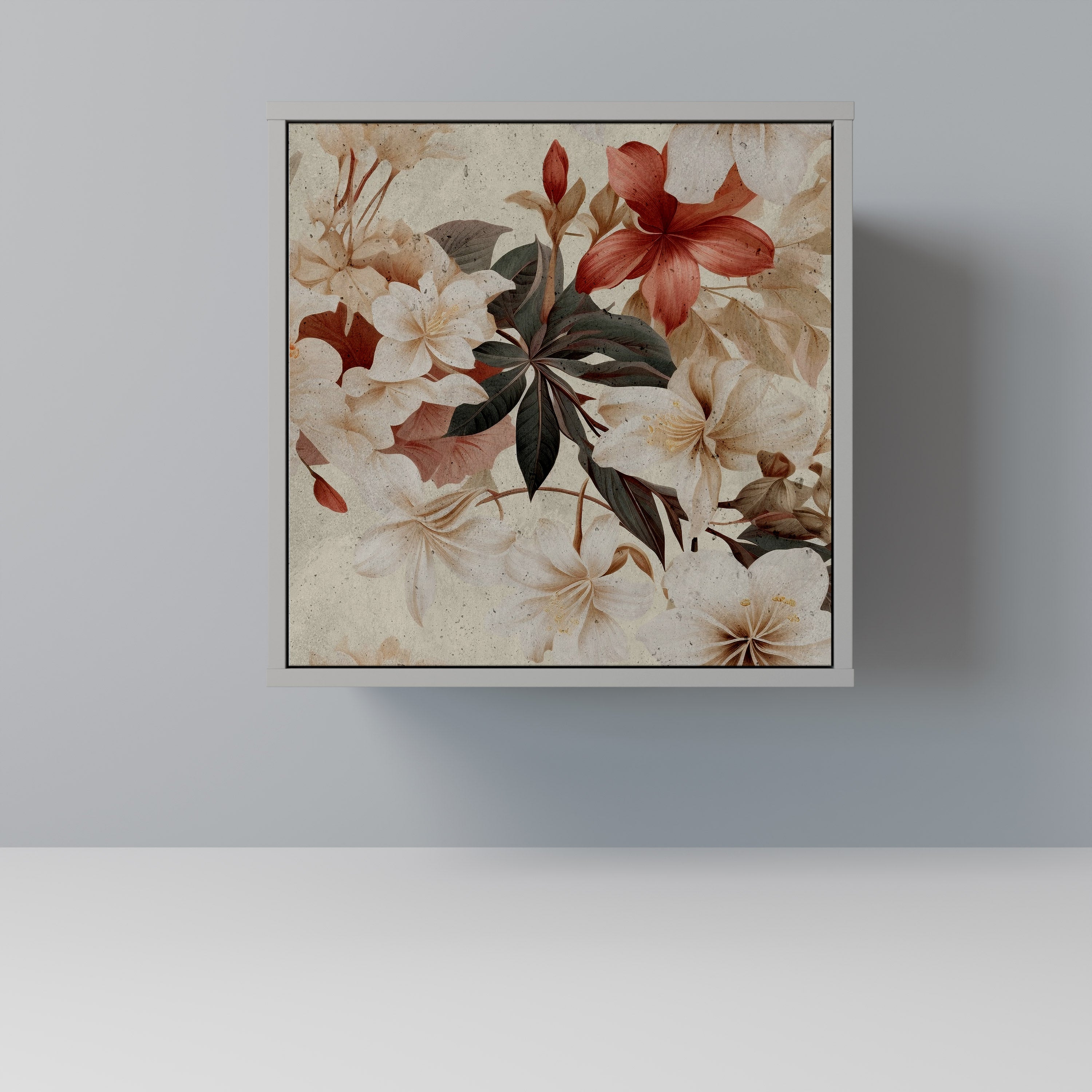 PETAL HARMONY Komoda 1-drzwiowa korpus Szary