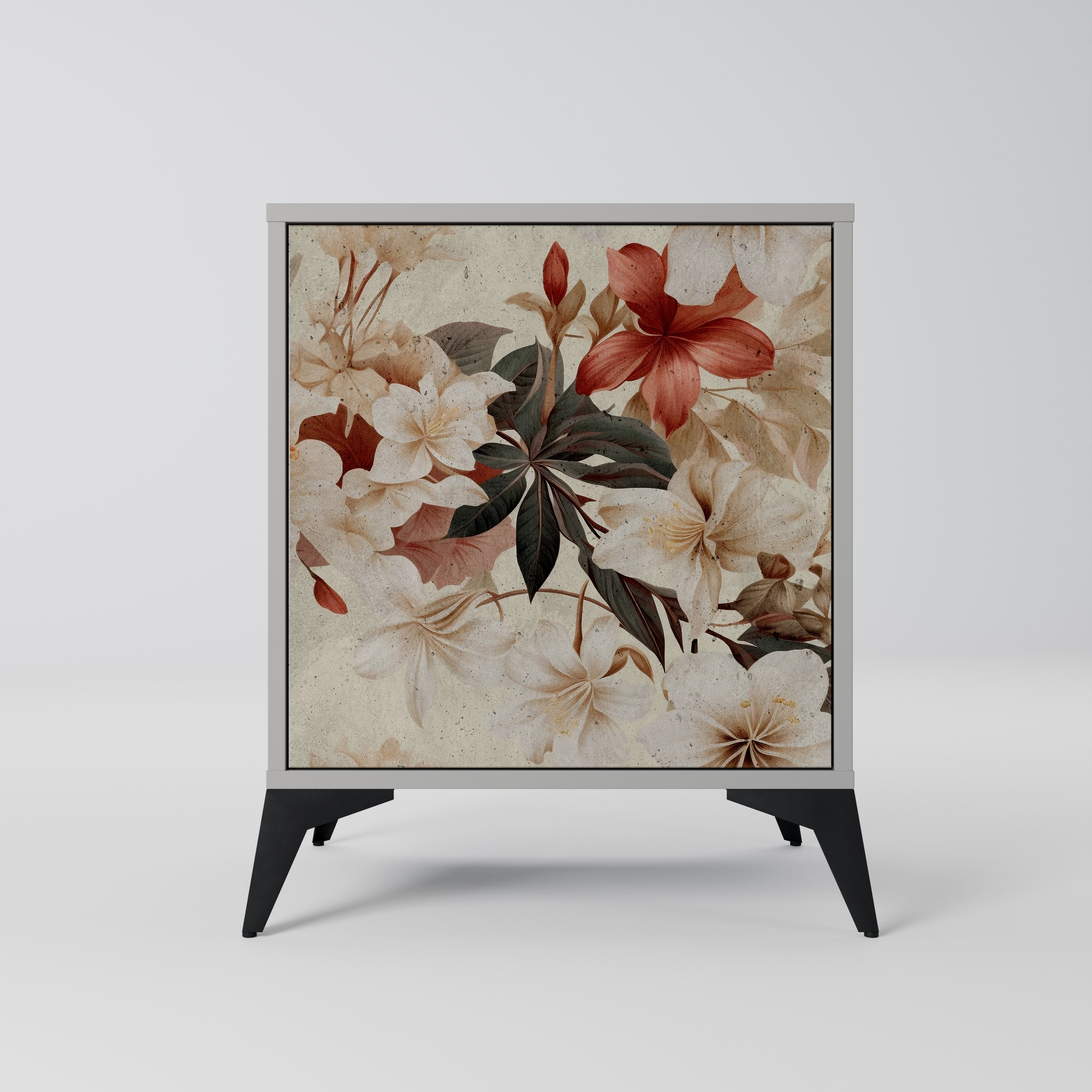 PETAL HARMONY Komoda 1-drzwiowa korpus Szary