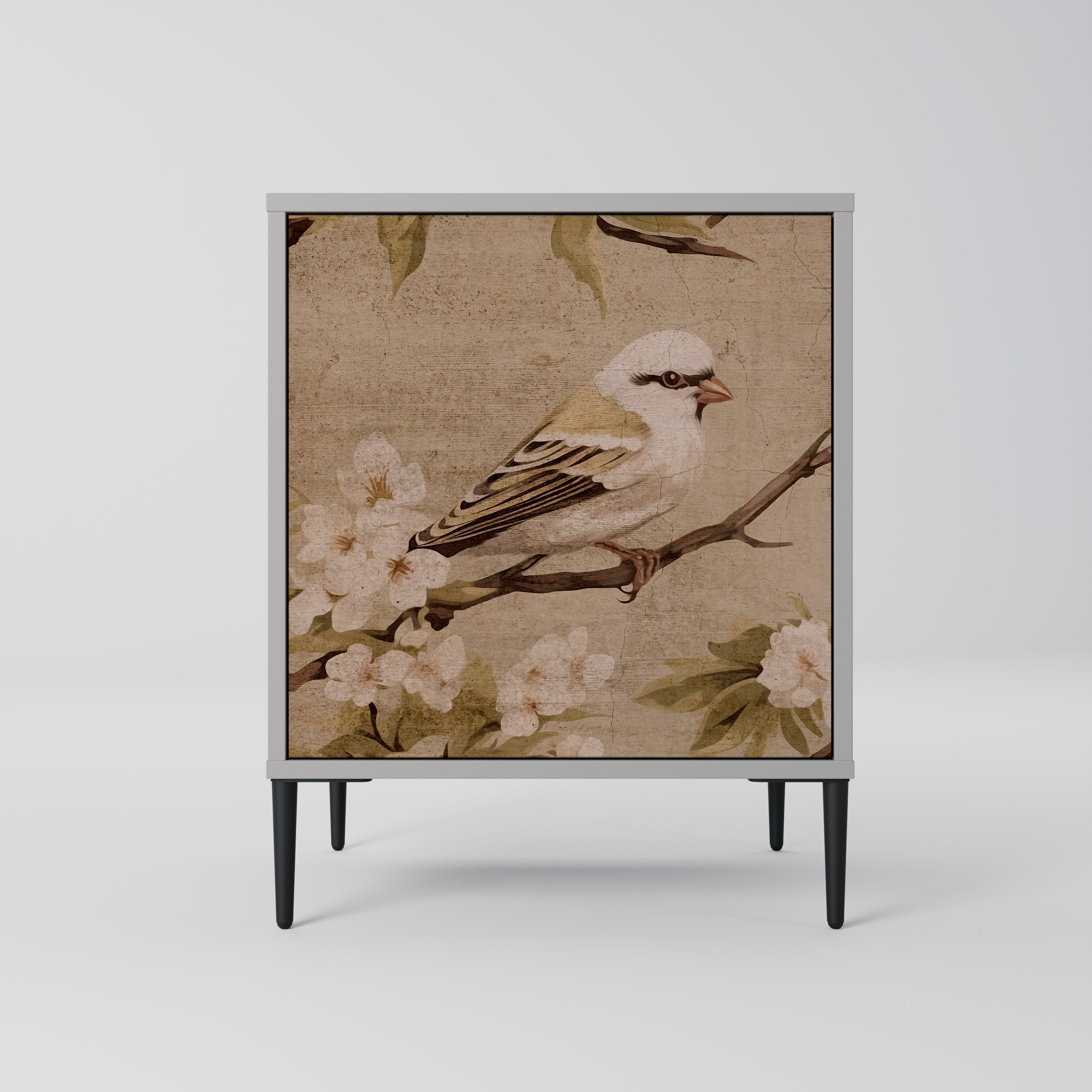 PETAL DISTINGUISH Komoda 1-drzwiowa korpus Szary