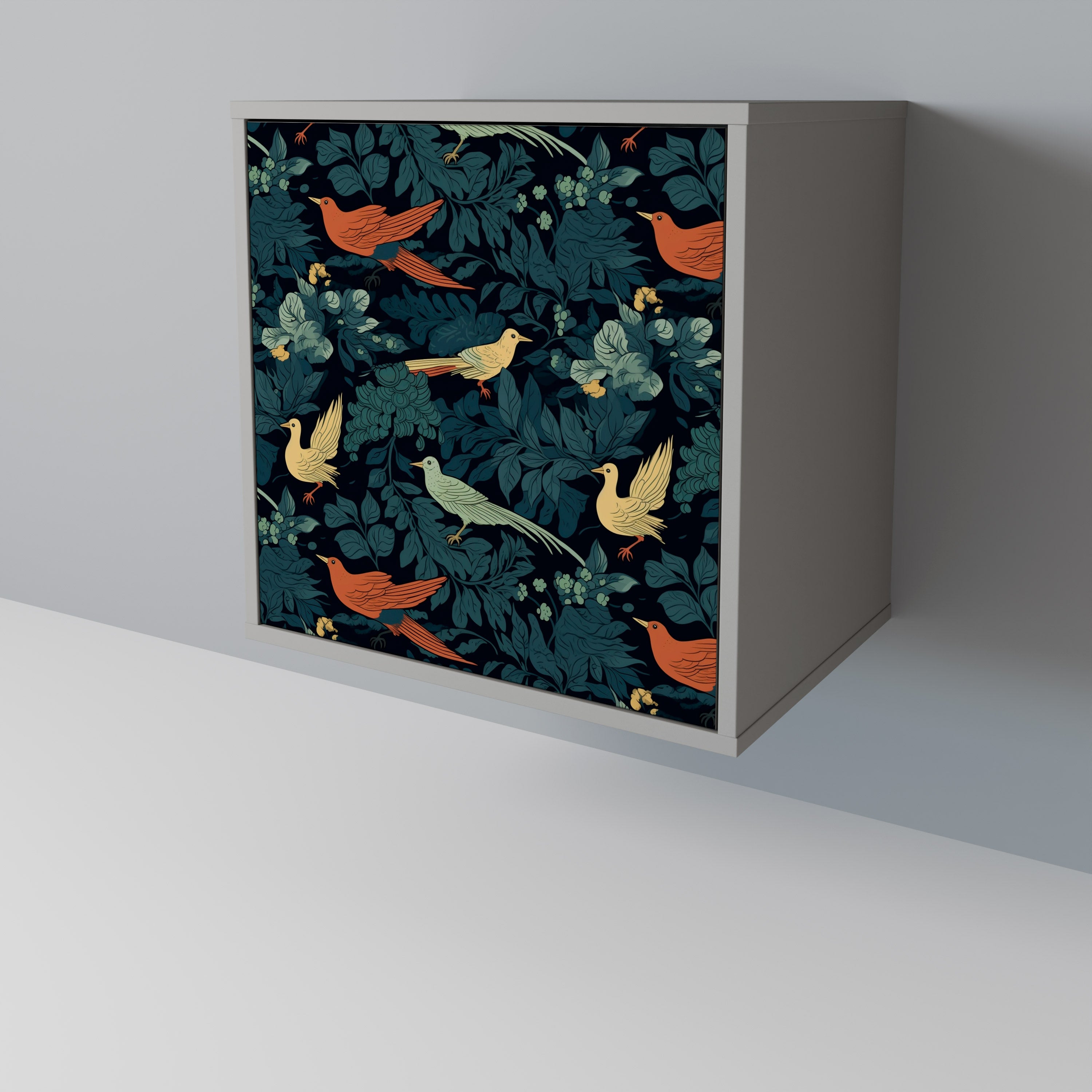 FOWL ORNAMENT Komoda 1-drzwiowa korpus Szary