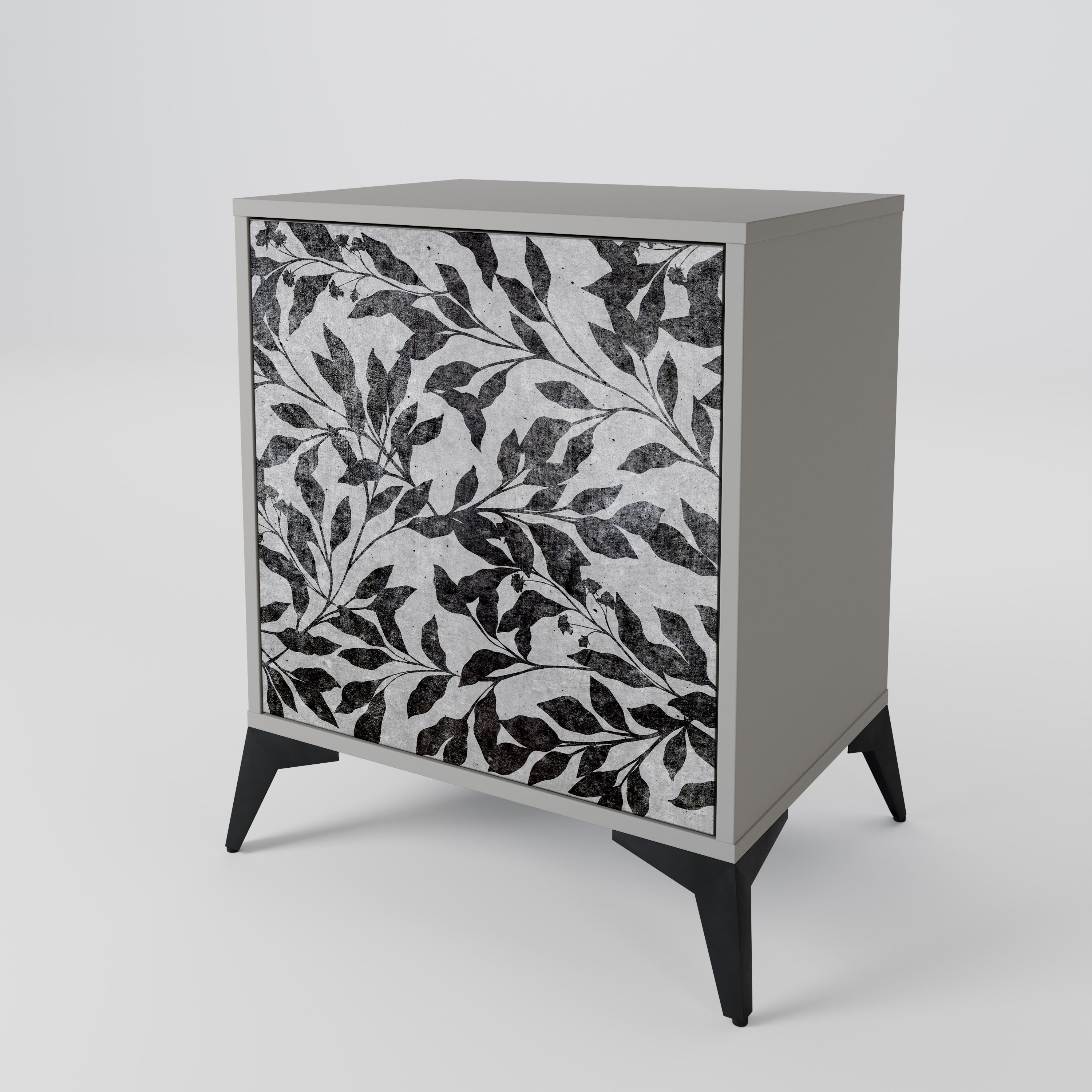 CHARCOAL SPROUT Komoda 1-drzwiowa korpus Szary