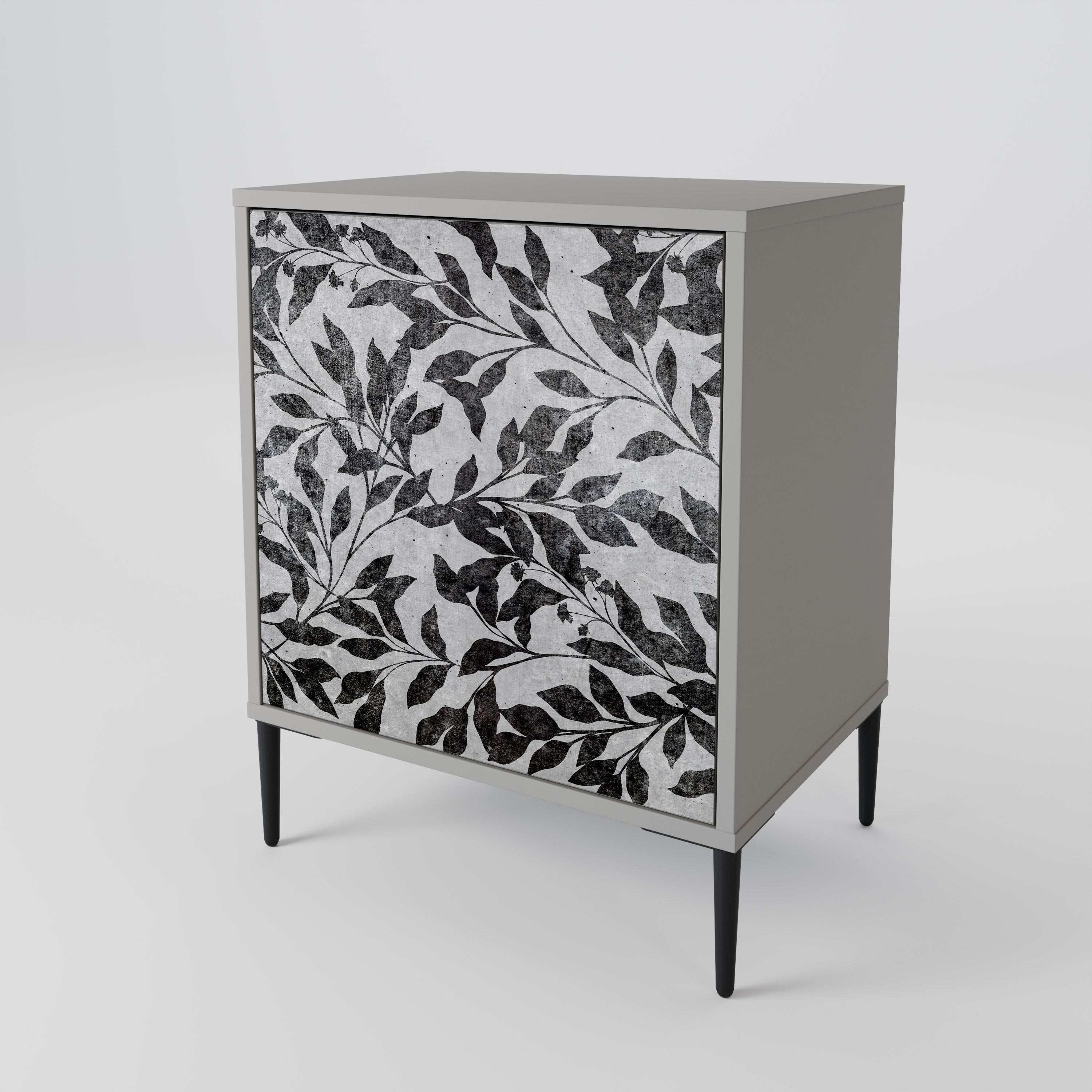 CHARCOAL SPROUT Komoda 1-drzwiowa korpus Szary
