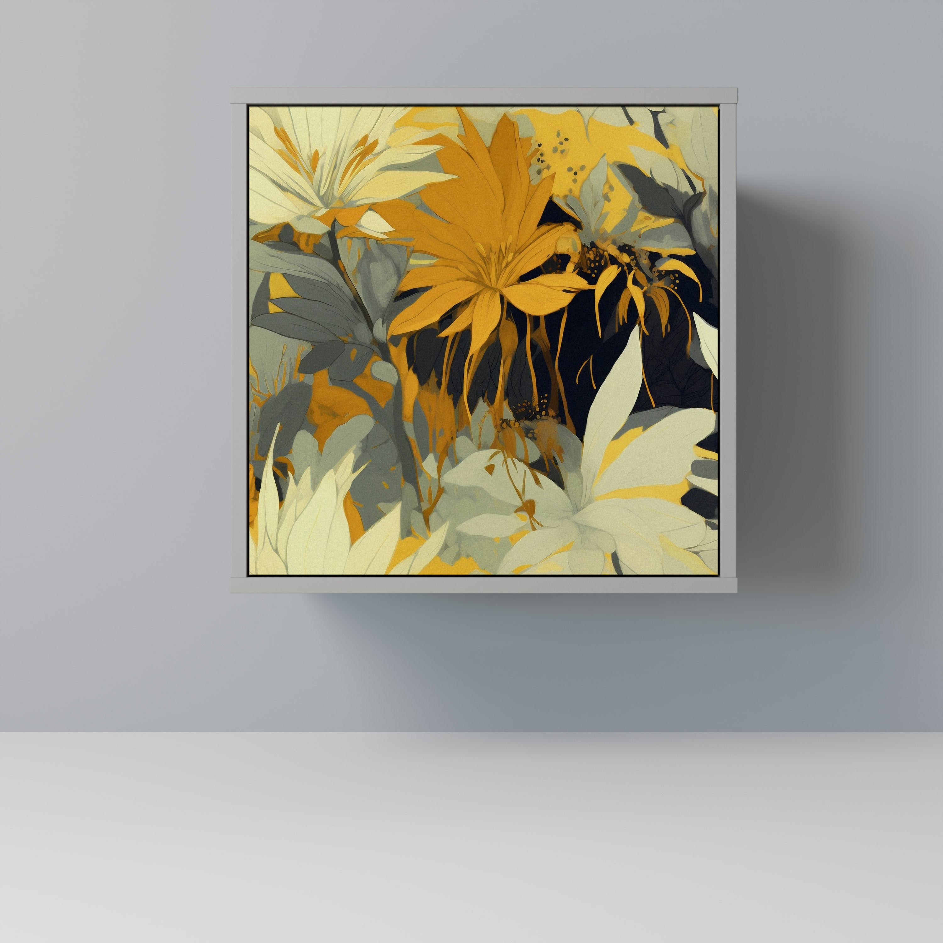 SUNKISSED LILY Komoda 1-drzwiowa korpus Szary