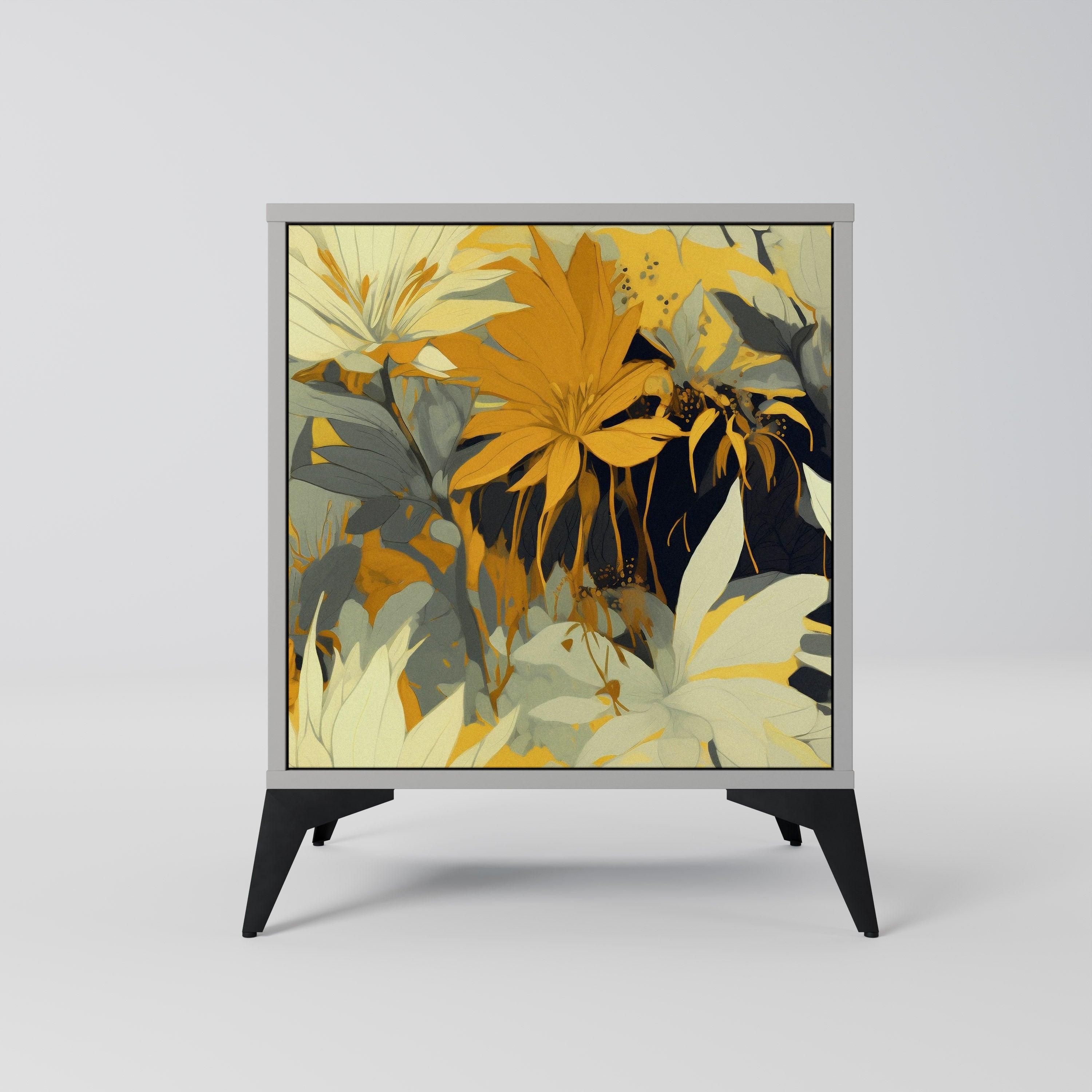 SUNKISSED LILY Komoda 1-drzwiowa korpus Szary