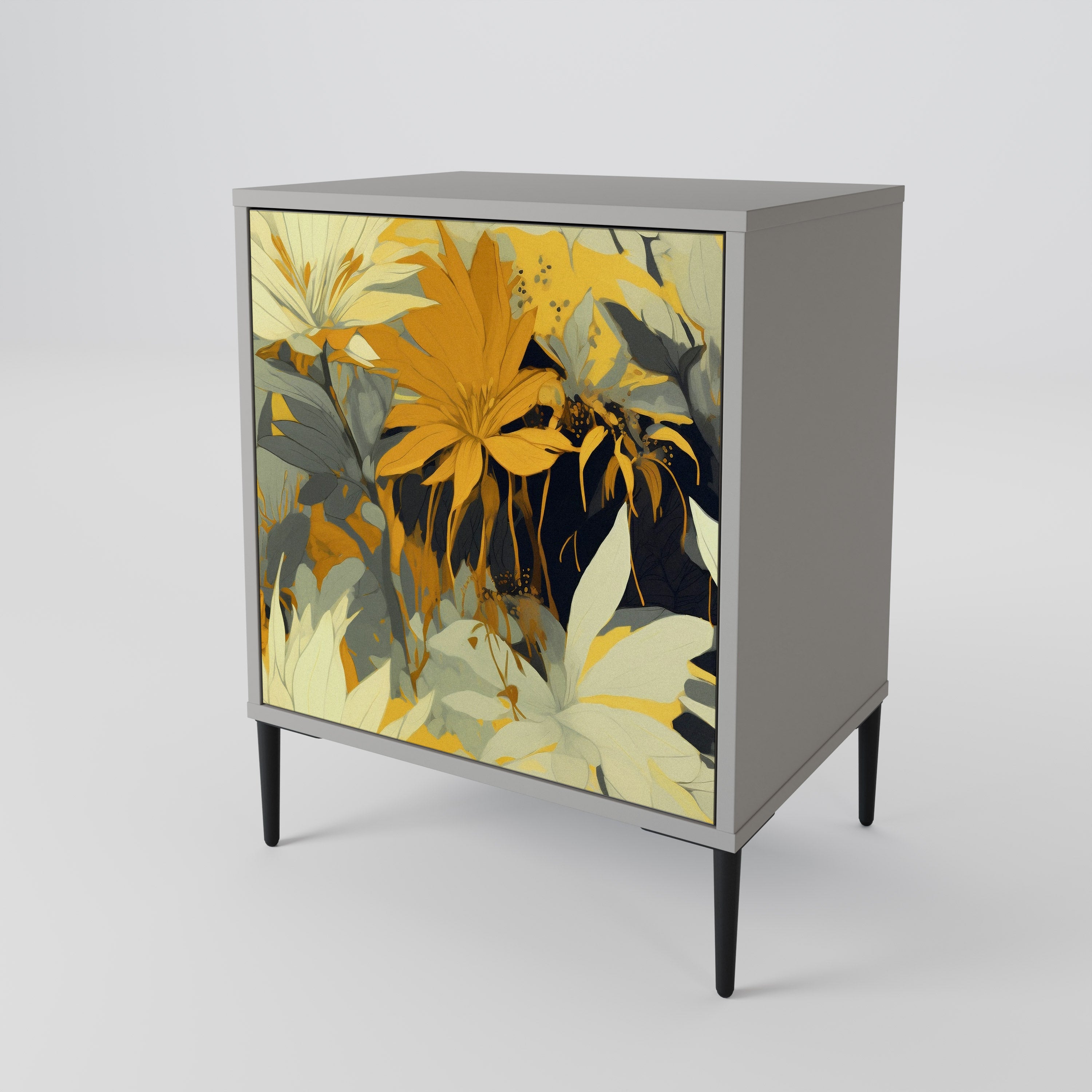 SUNKISSED LILY Komoda 1-drzwiowa korpus Szary