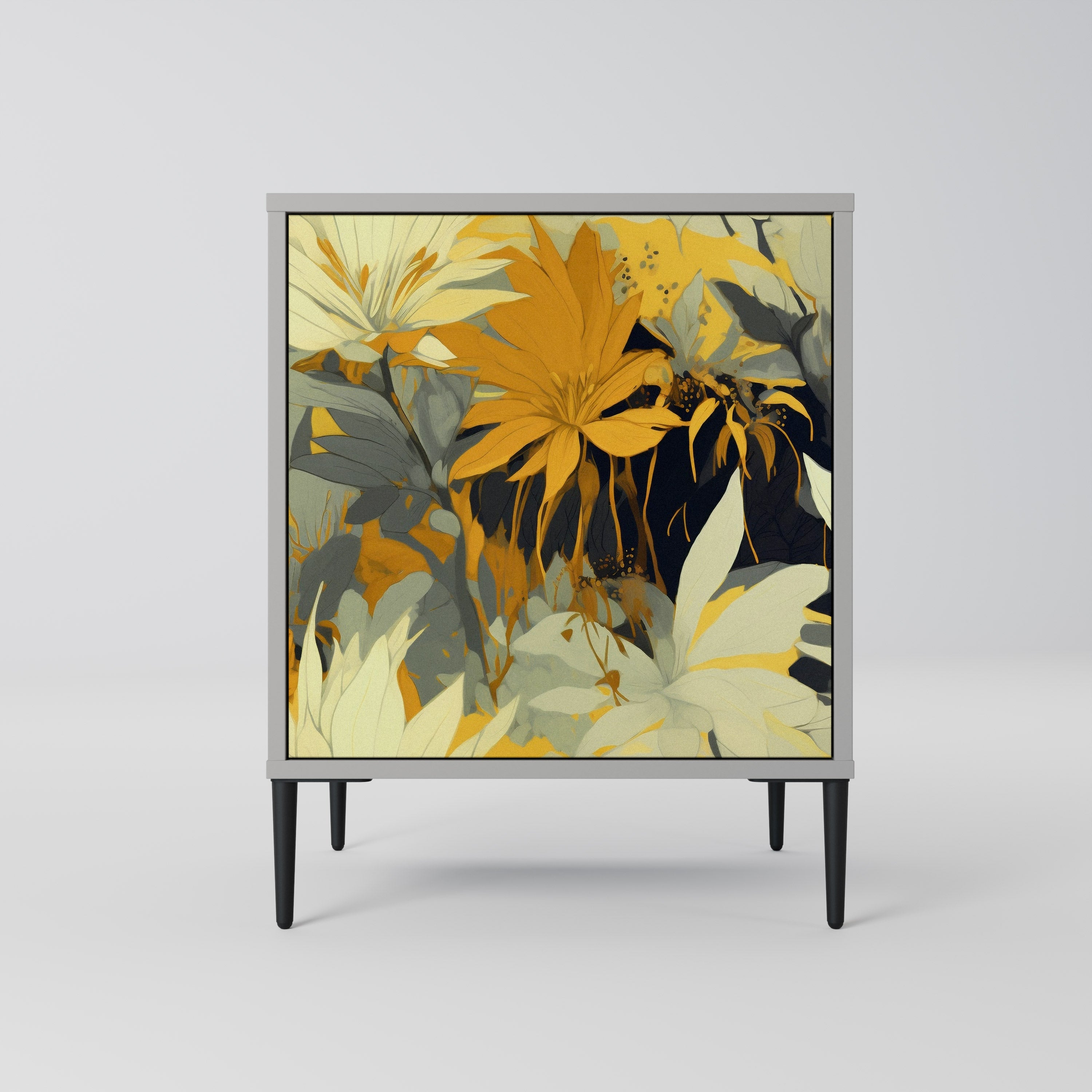 SUNKISSED LILY Komoda 1-drzwiowa korpus Szary