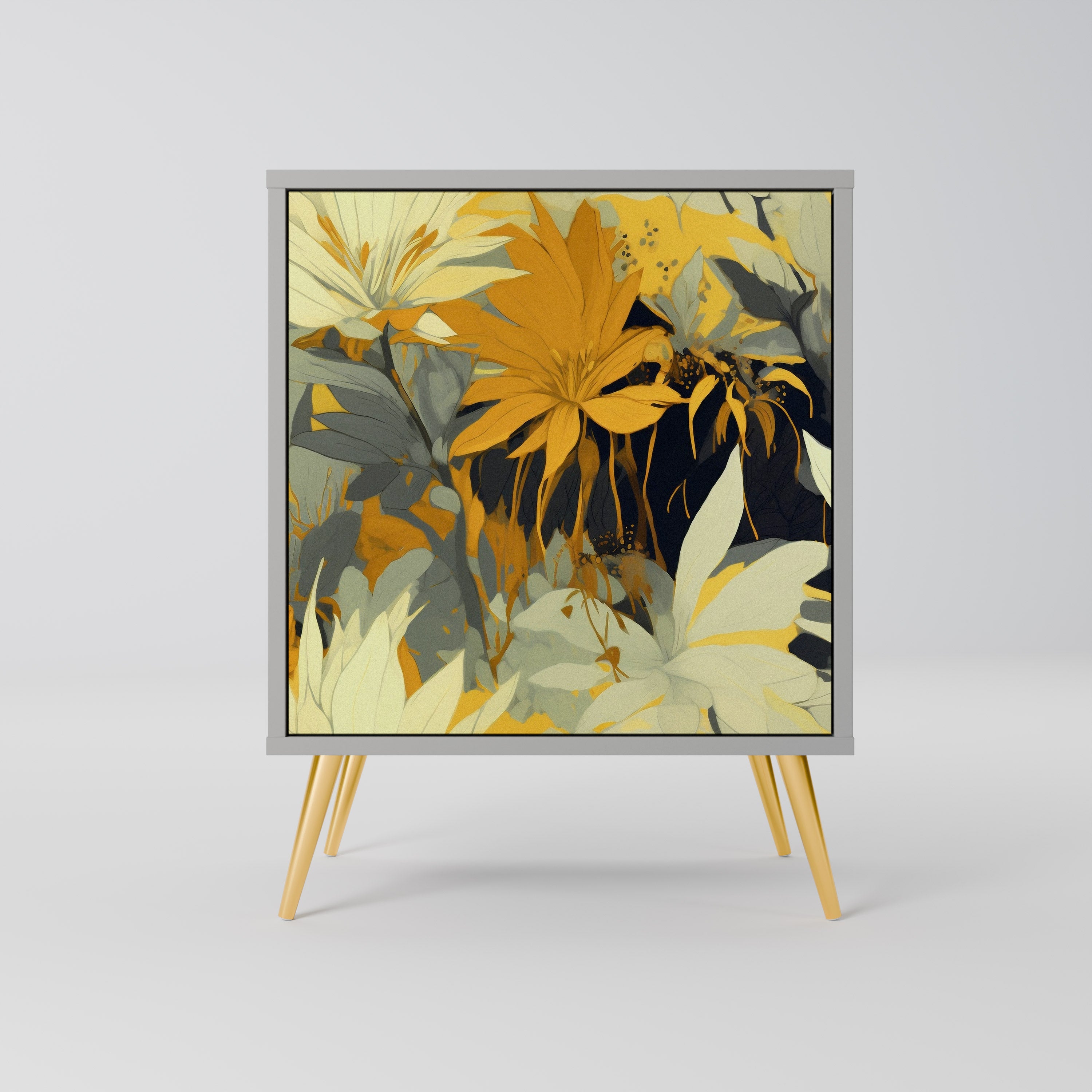 SUNKISSED LILY Komoda 1-drzwiowa korpus Szary