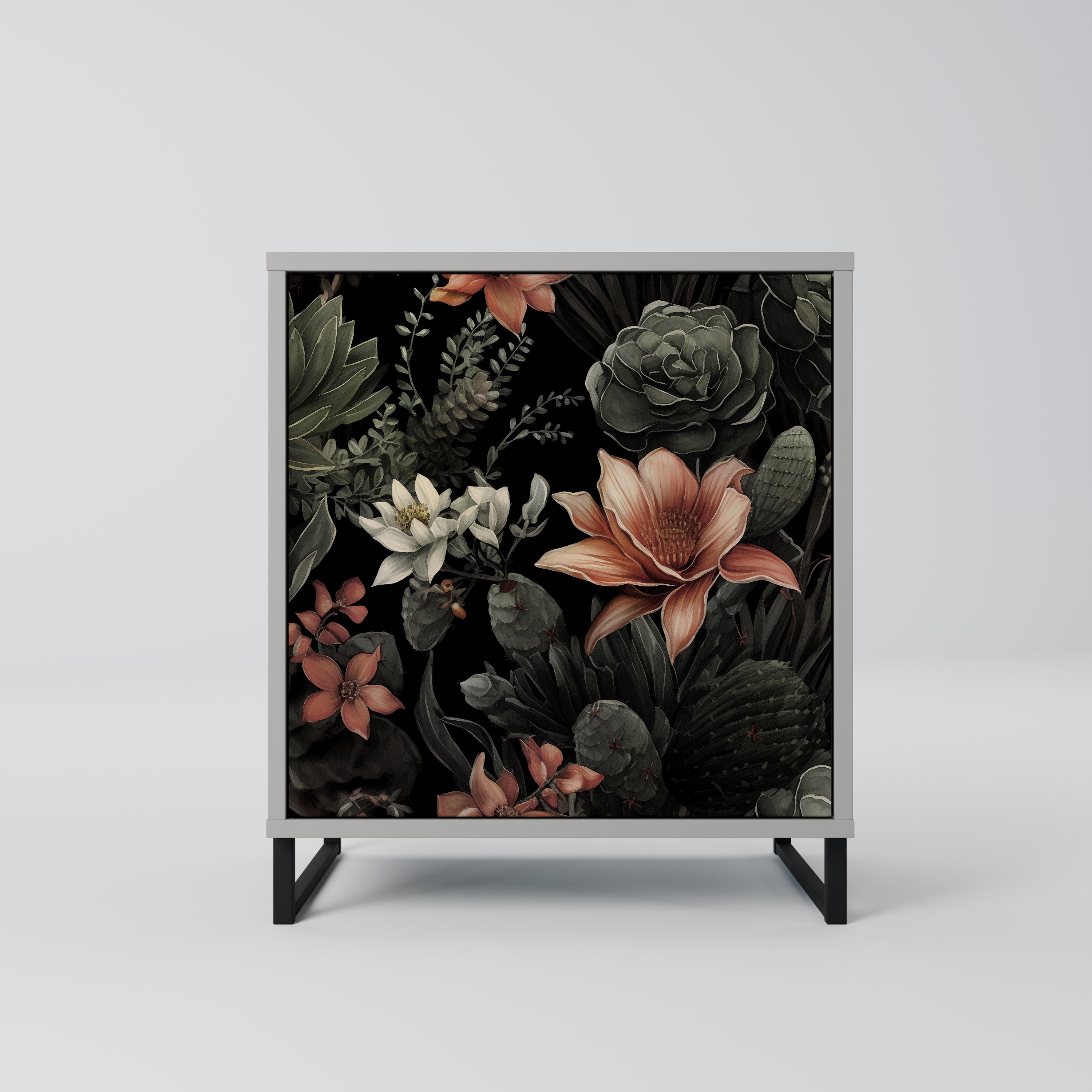 SECRET VERDURE Komoda 1-drzwiowa korpus Szary