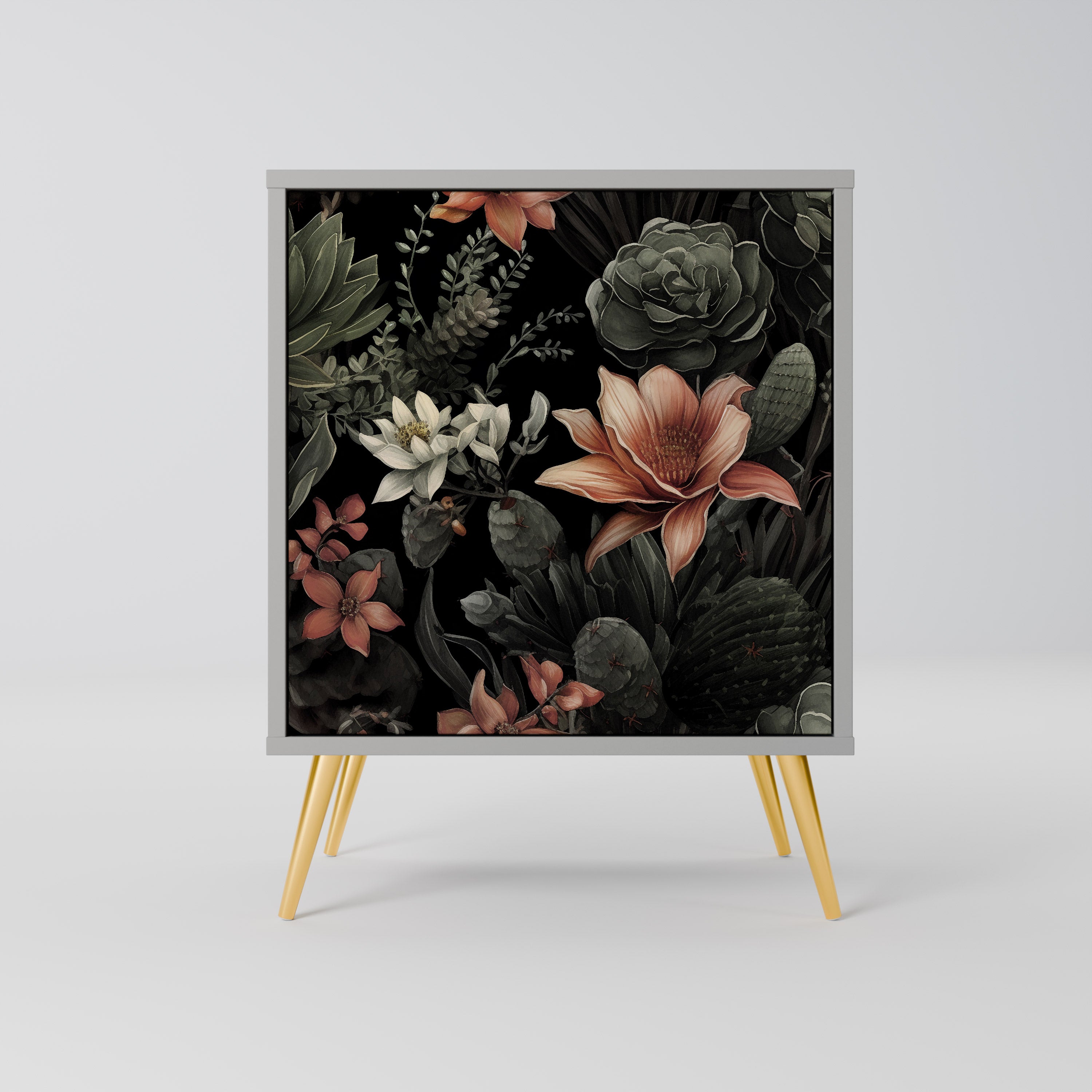 SECRET VERDURE Komoda 1-drzwiowa korpus Szary