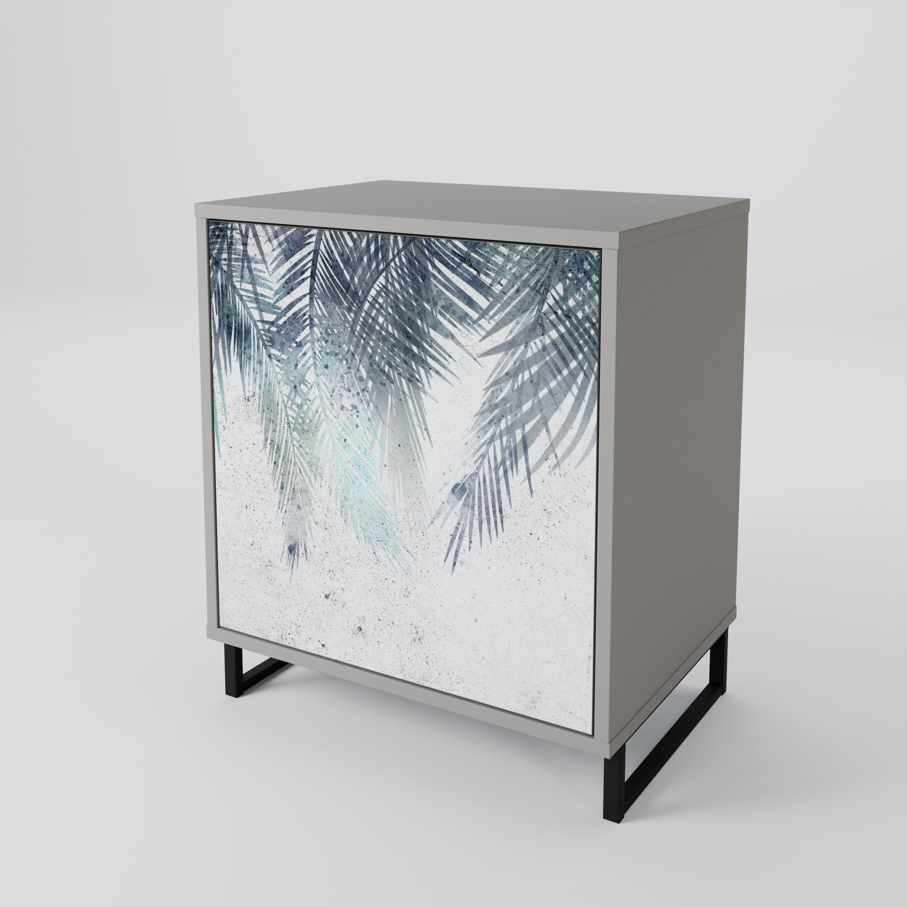 PALM VEIL Komoda 1-drzwiowa korpus Szary