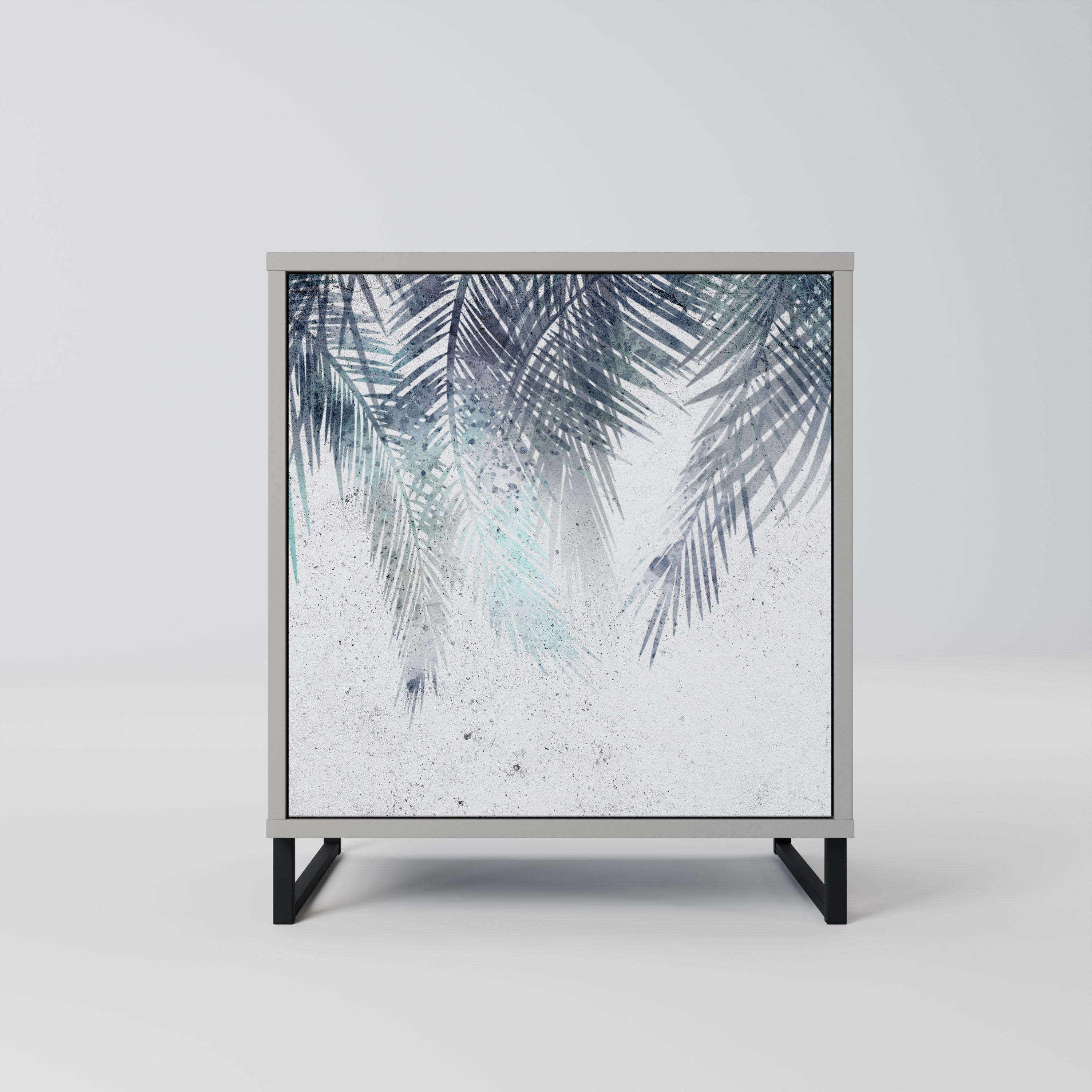 PALM VEIL Komoda 1-drzwiowa korpus Szary