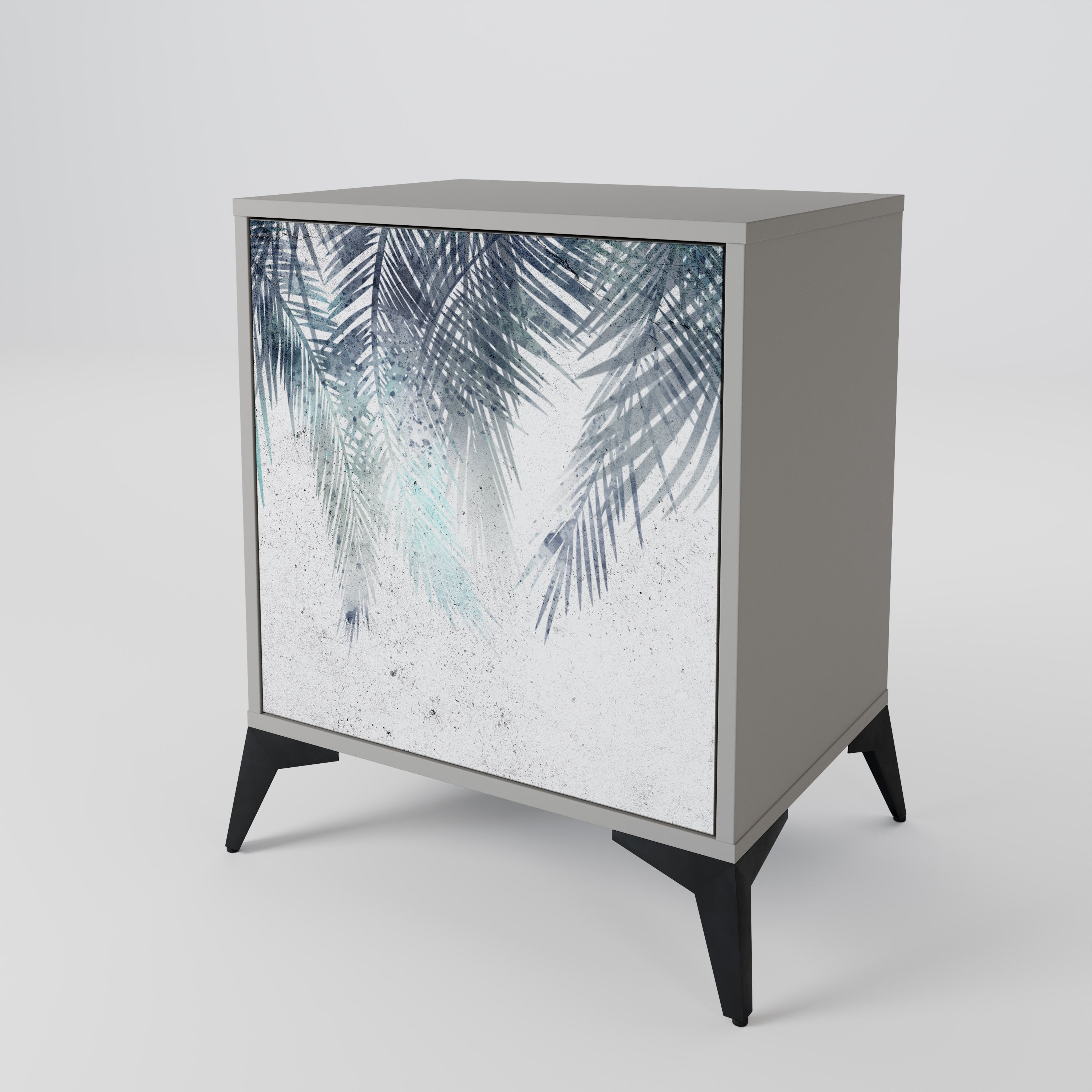 PALM VEIL Komoda 1-drzwiowa korpus Szary