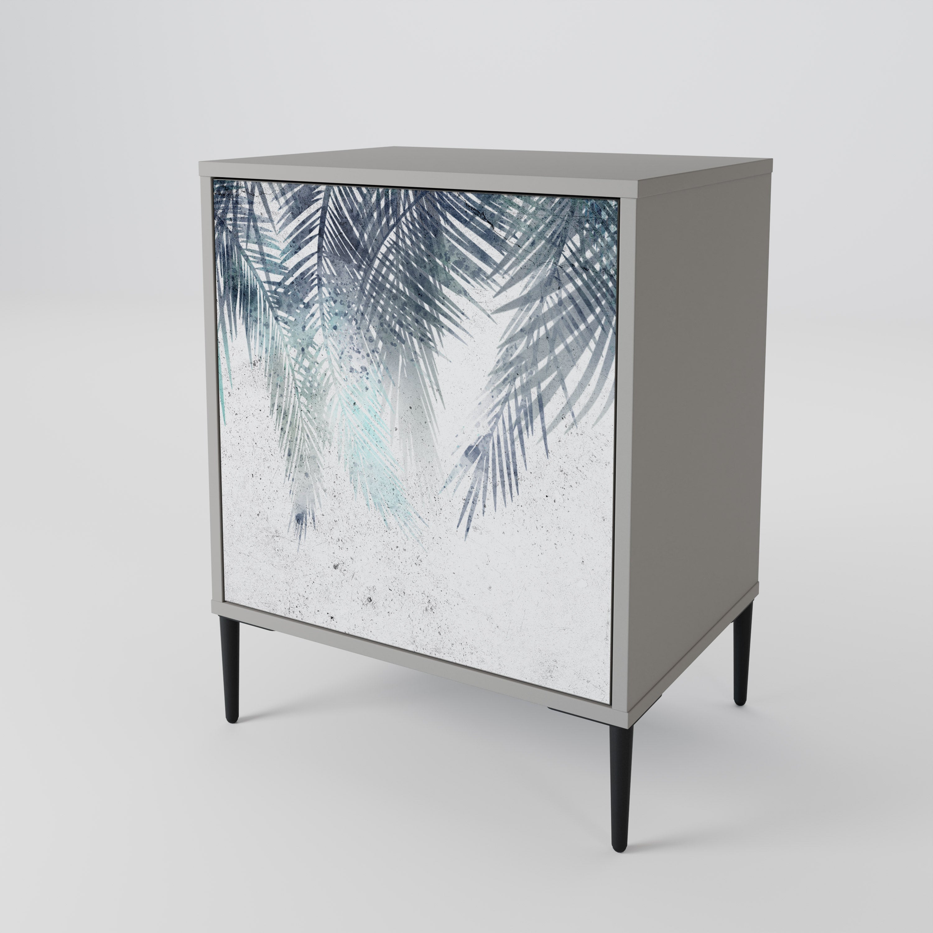 PALM VEIL Komoda 1-drzwiowa korpus Szary