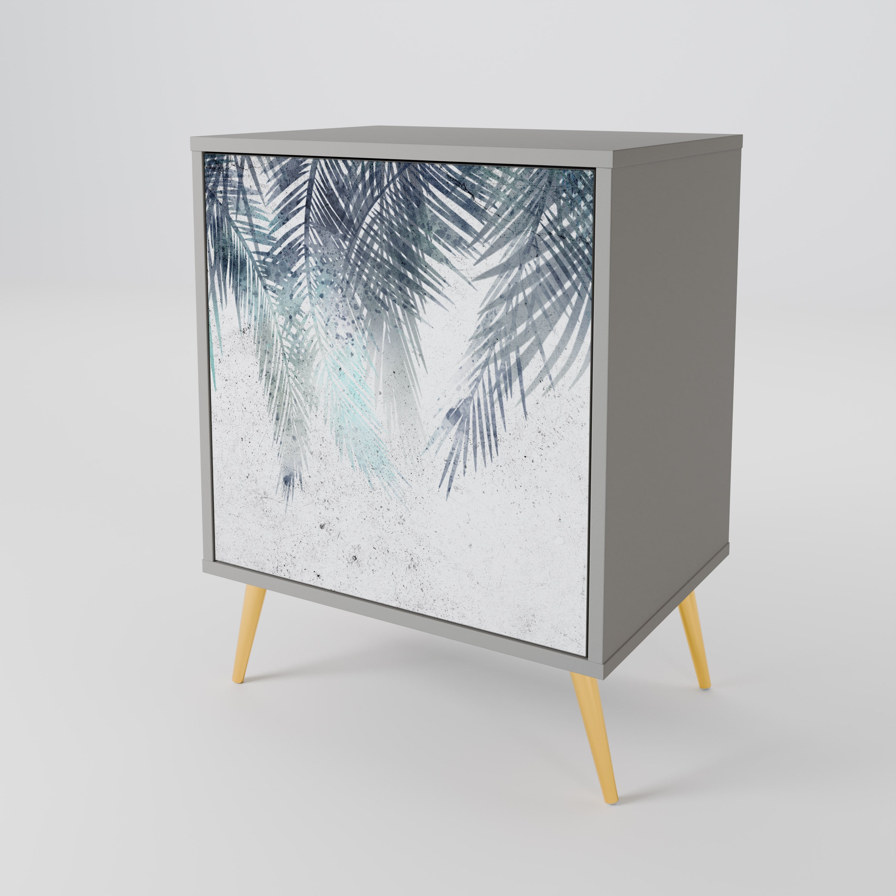 PALM VEIL Komoda 1-drzwiowa korpus Szary