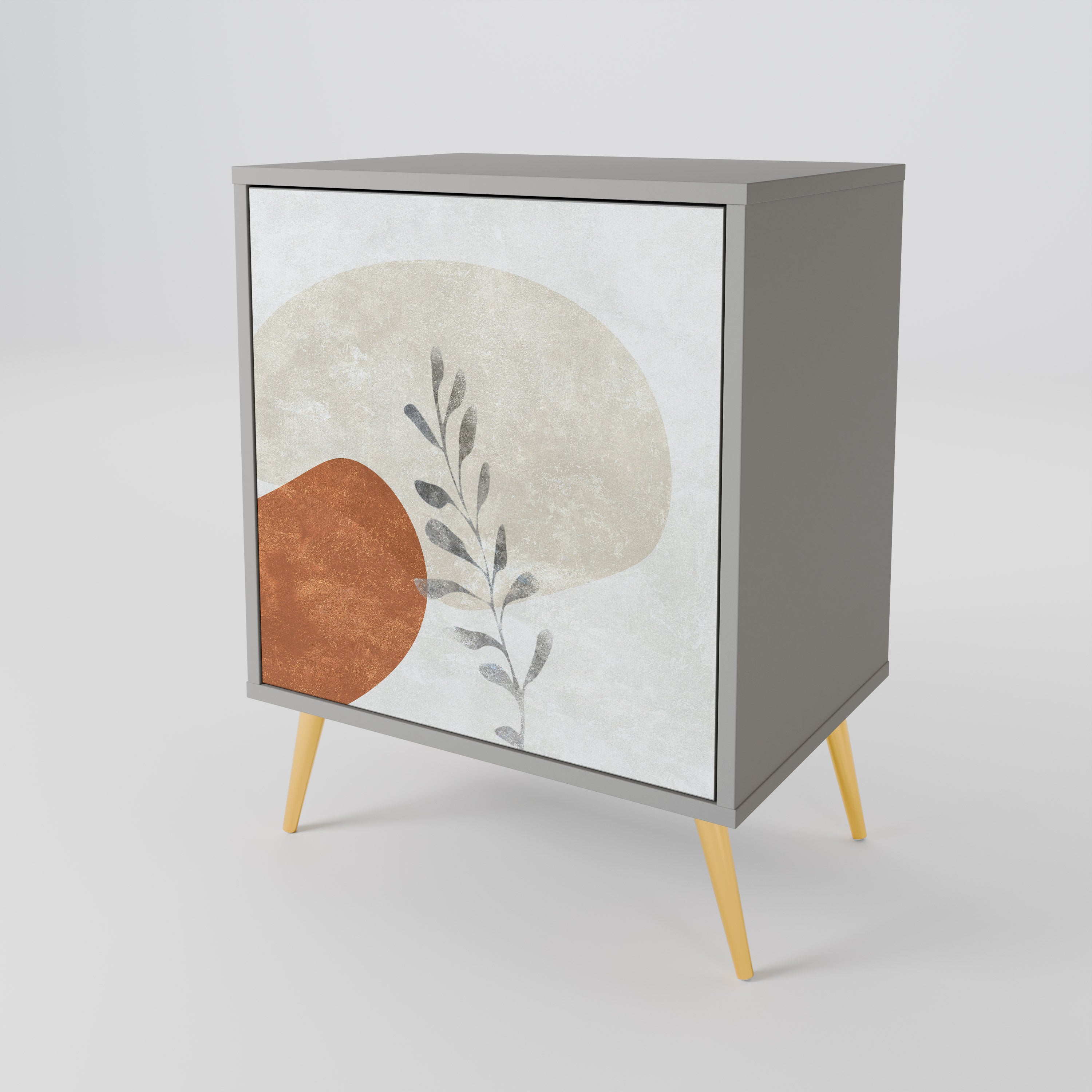 TRANQUIL TWIG Komoda 1-drzwiowa korpus Szary