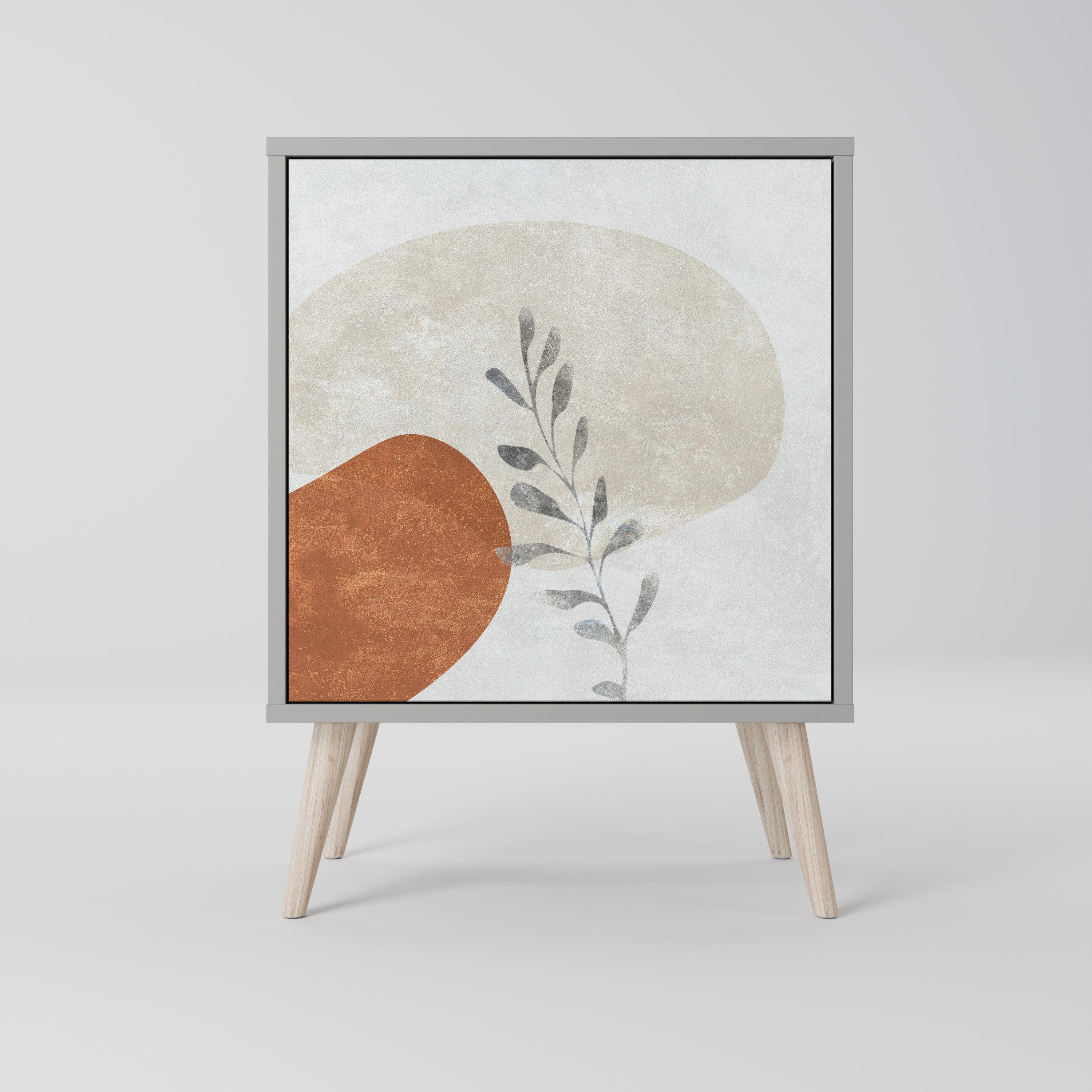 TRANQUIL TWIG Komoda 1-drzwiowa korpus Szary