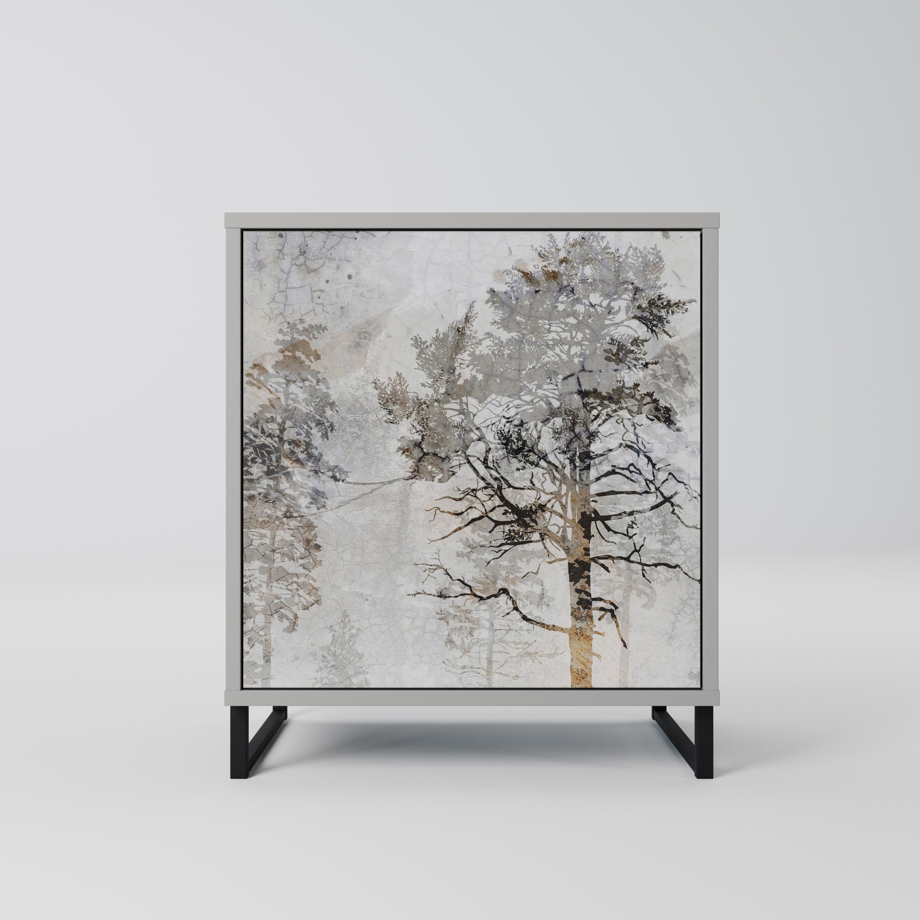 FADE IN THE TREES Komoda 1-drzwiowa korpus Szary