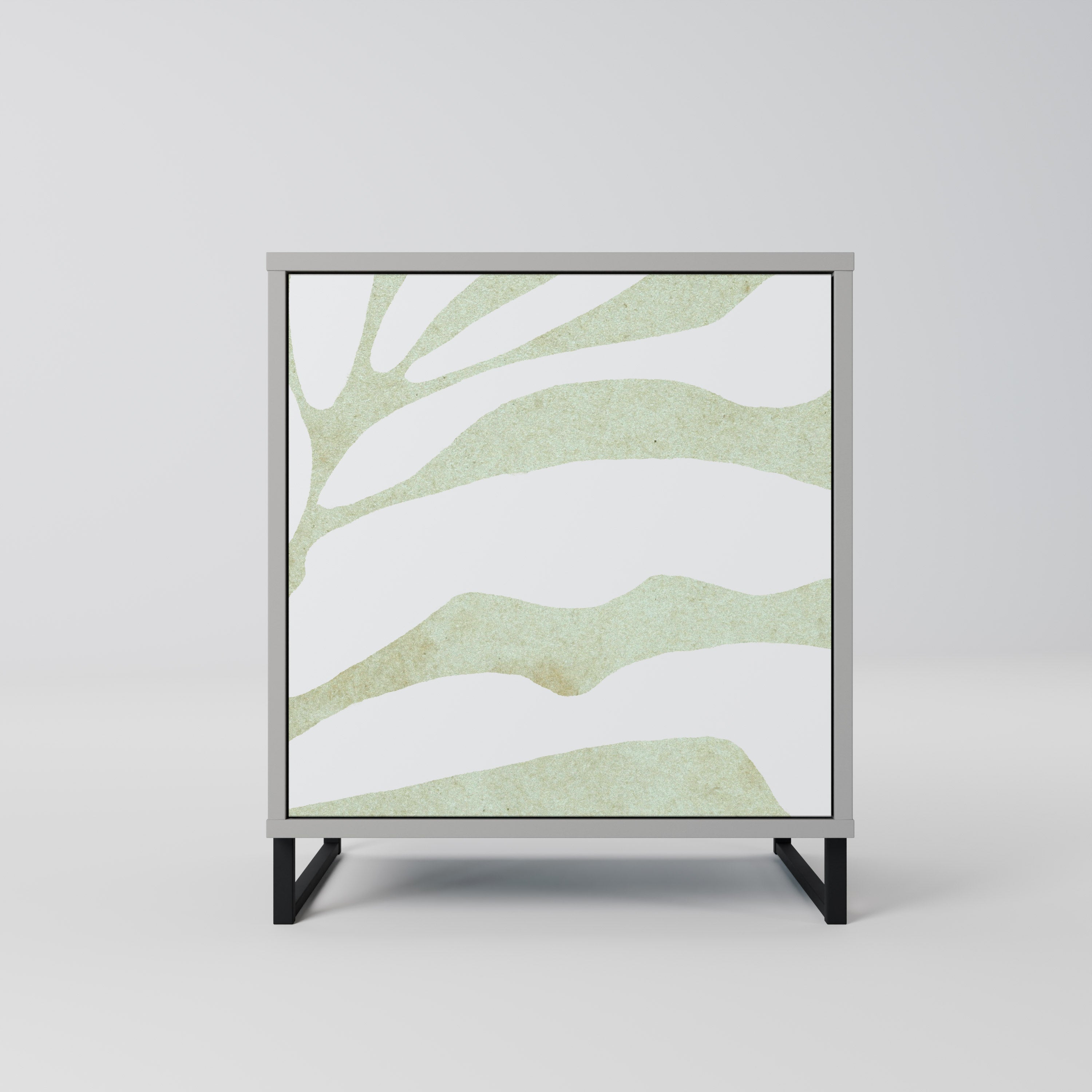 BOTANICAL SPARK Komoda 1-drzwiowa korpus Szary