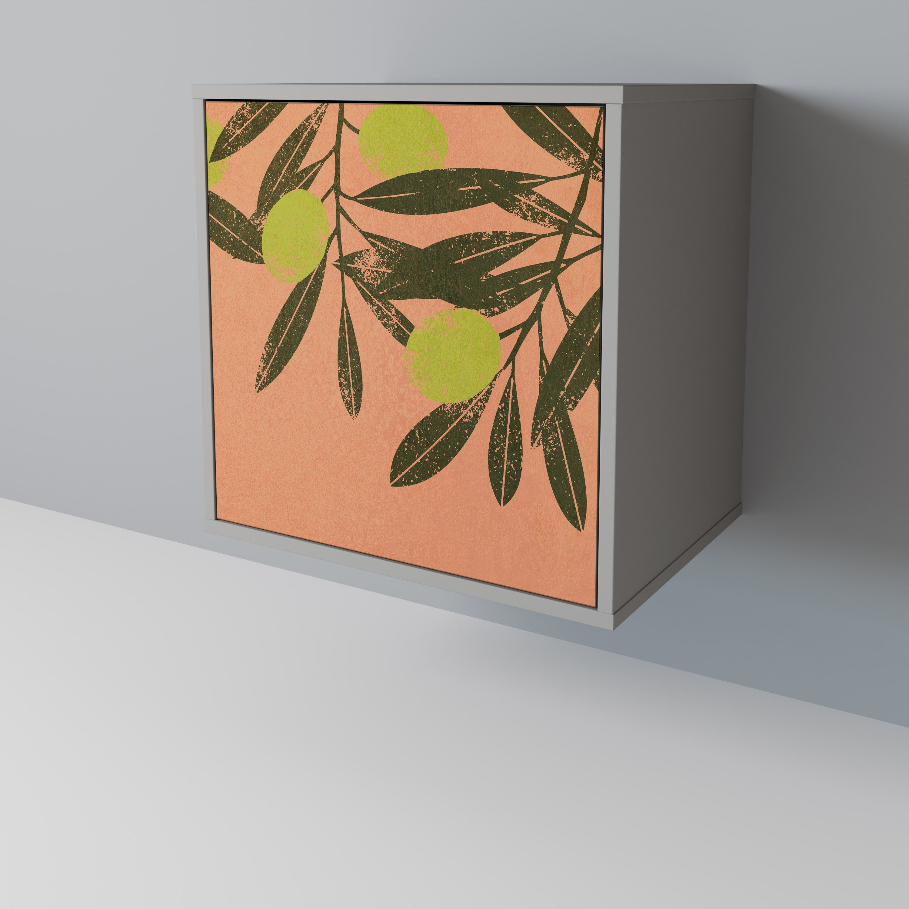 JUICY OLIVES Komoda 1-drzwiowa korpus Szary