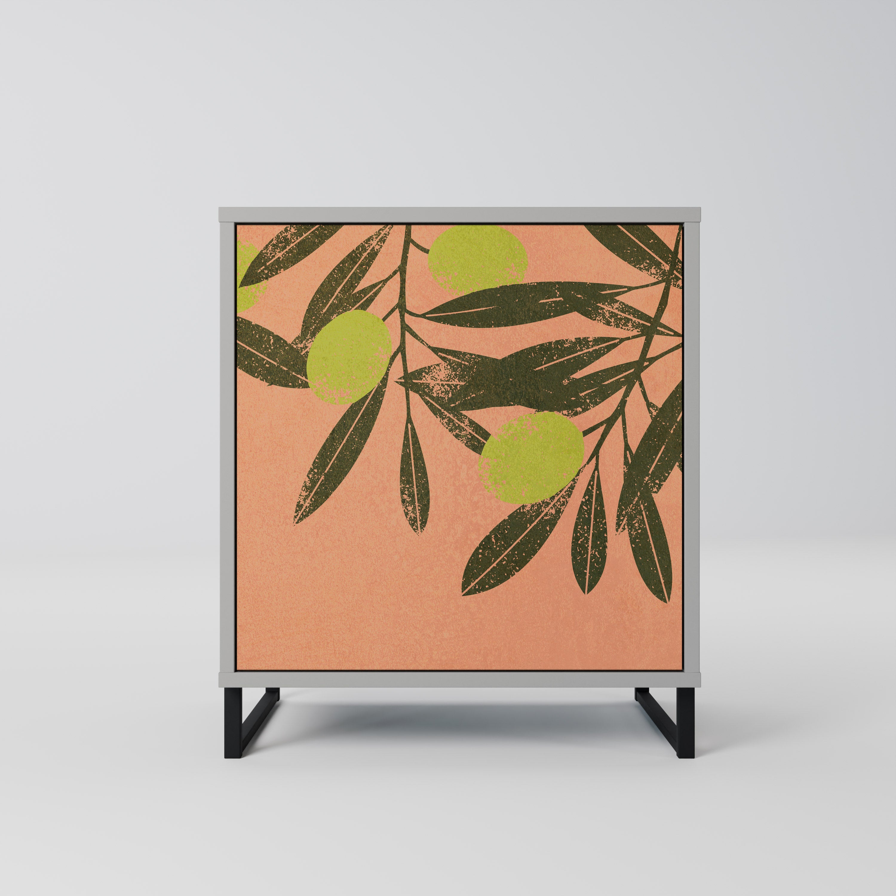 JUICY OLIVES Komoda 1-drzwiowa korpus Szary