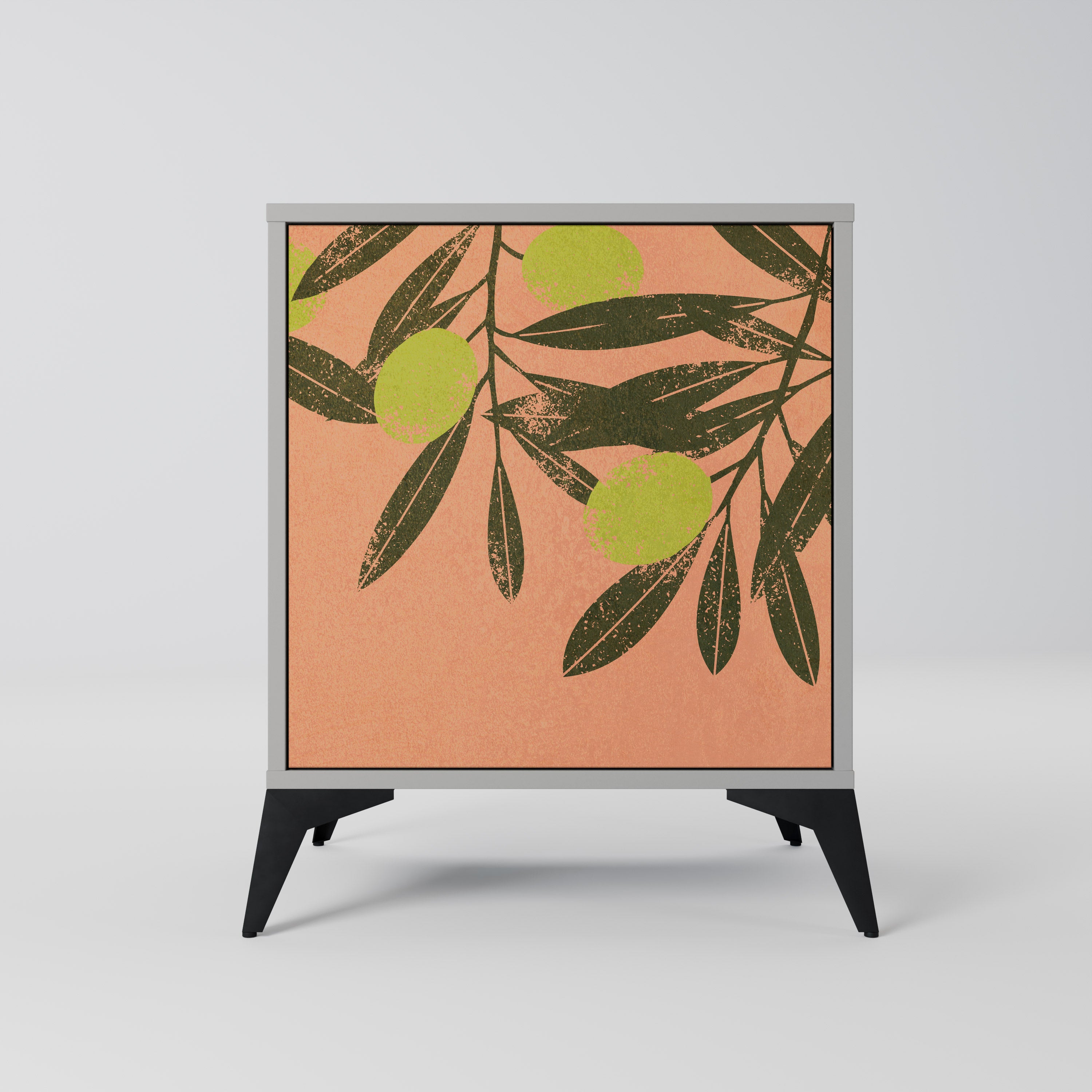 JUICY OLIVES Komoda 1-drzwiowa korpus Szary