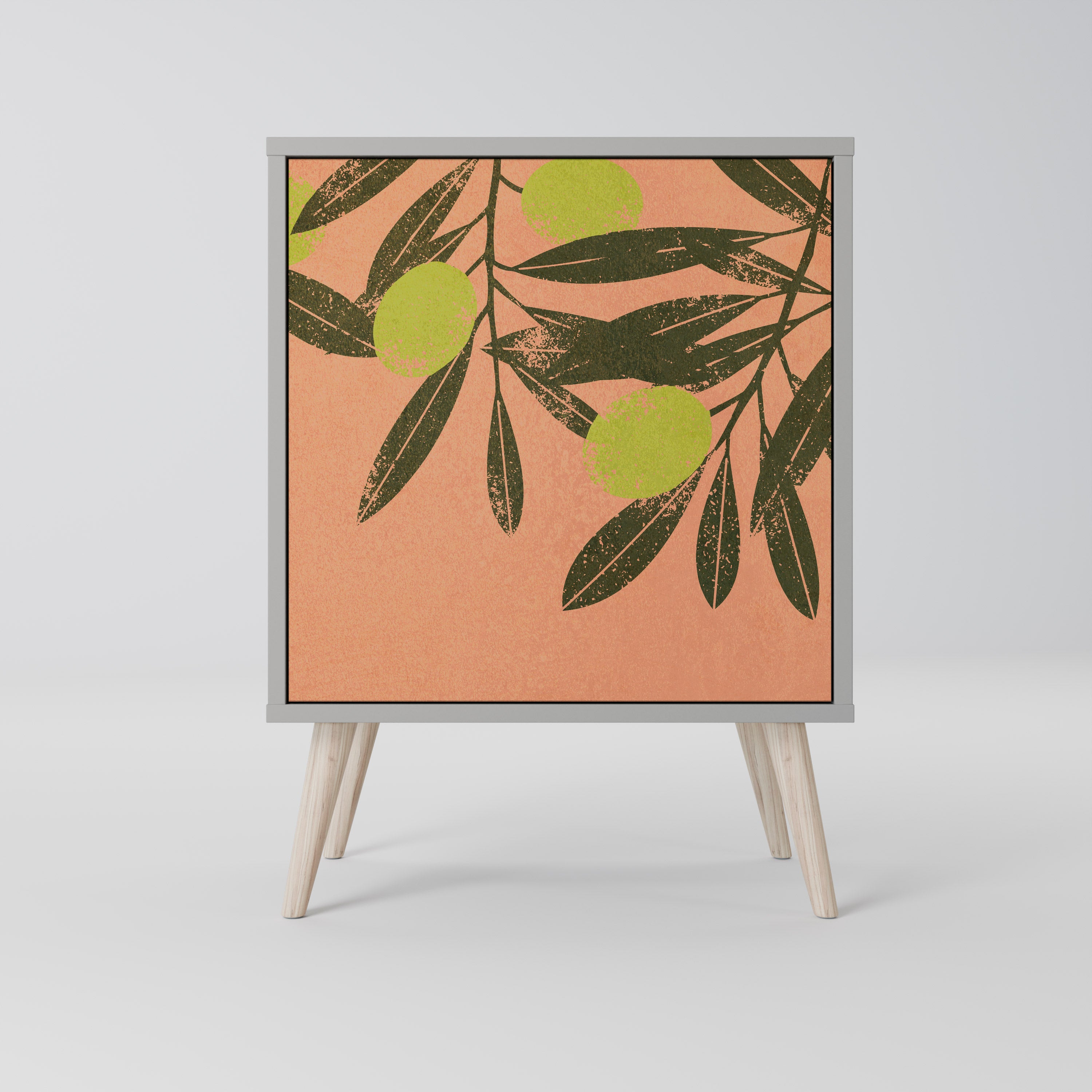 JUICY OLIVES Komoda 1-drzwiowa korpus Szary