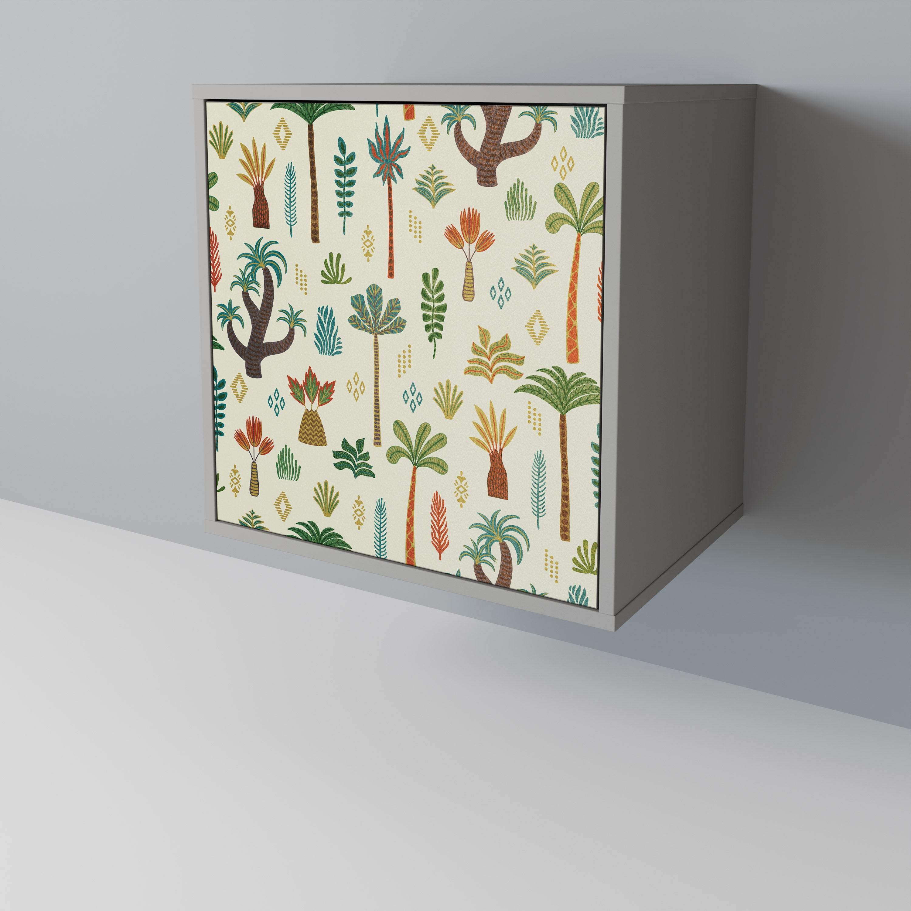 PALM SPRING Komoda 1-drzwiowa korpus Szary