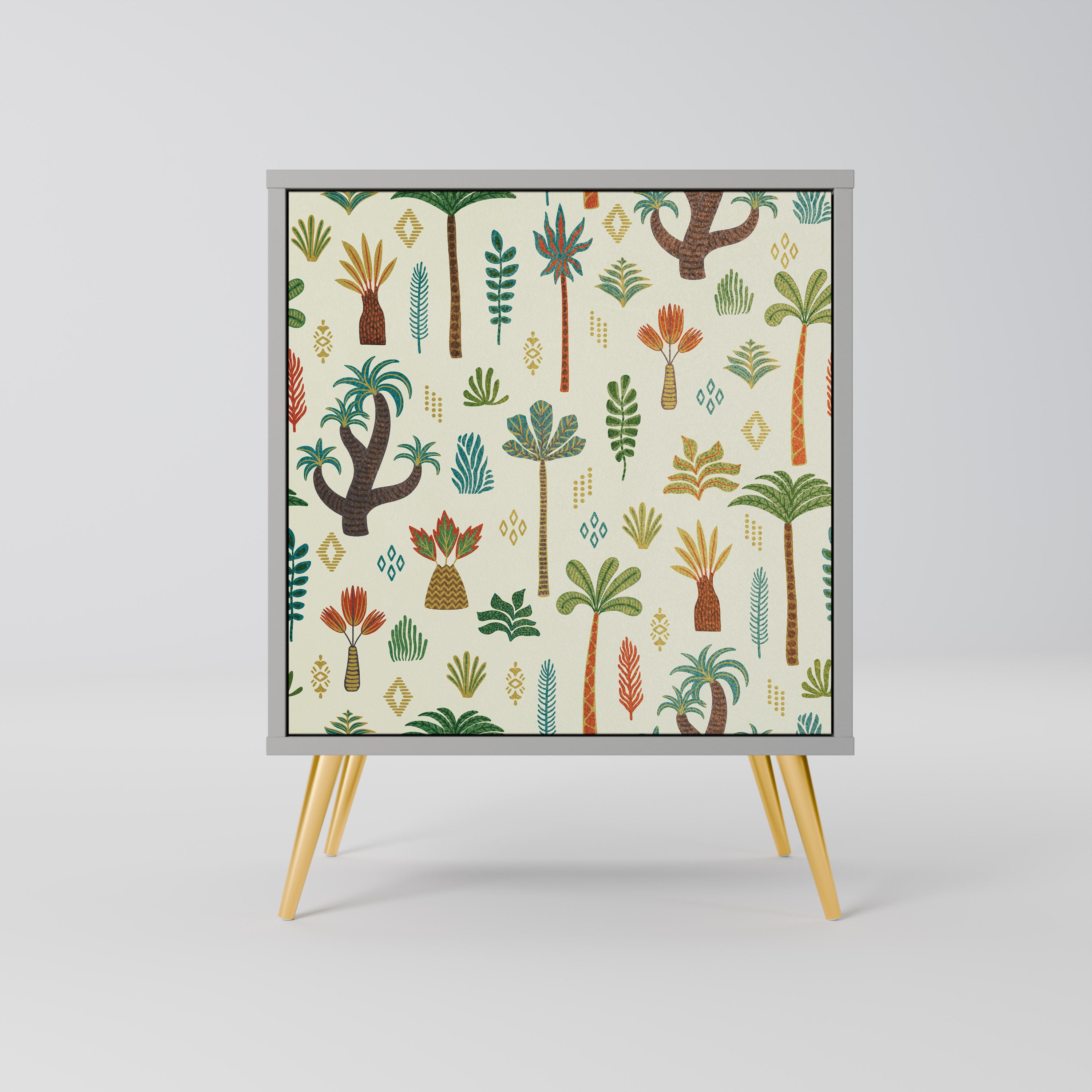 PALM SPRING Komoda 1-drzwiowa korpus Szary