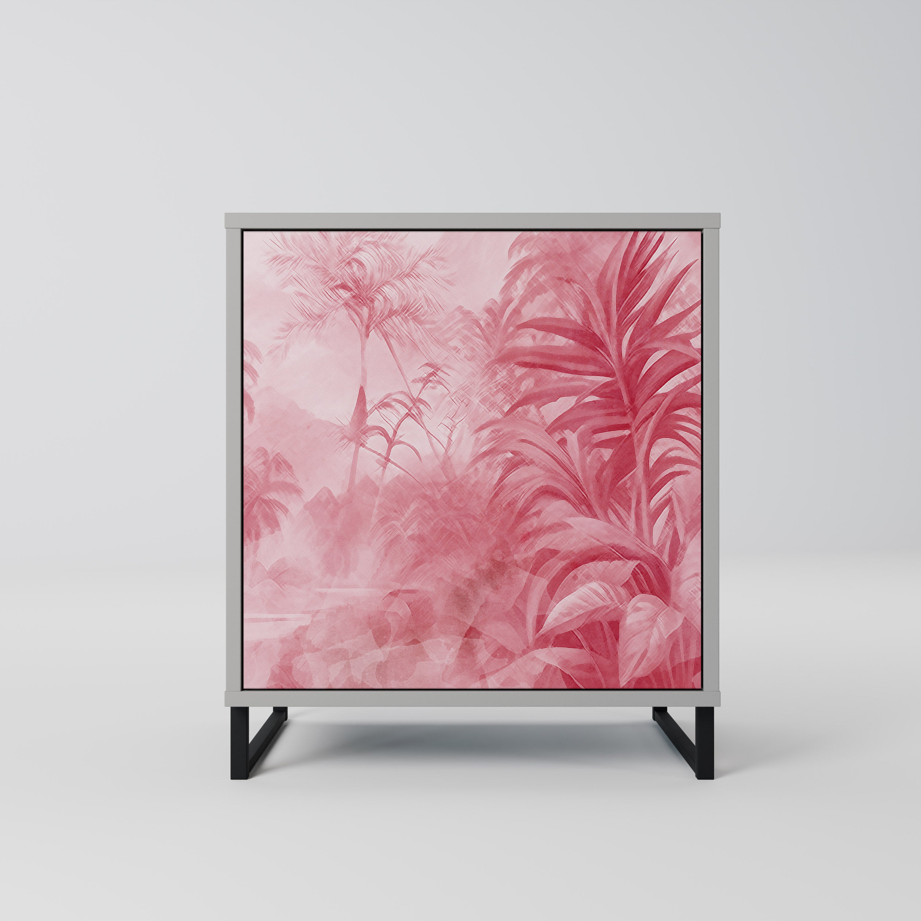 SWEET TROPICS Komoda 1-drzwiowa korpus Szary