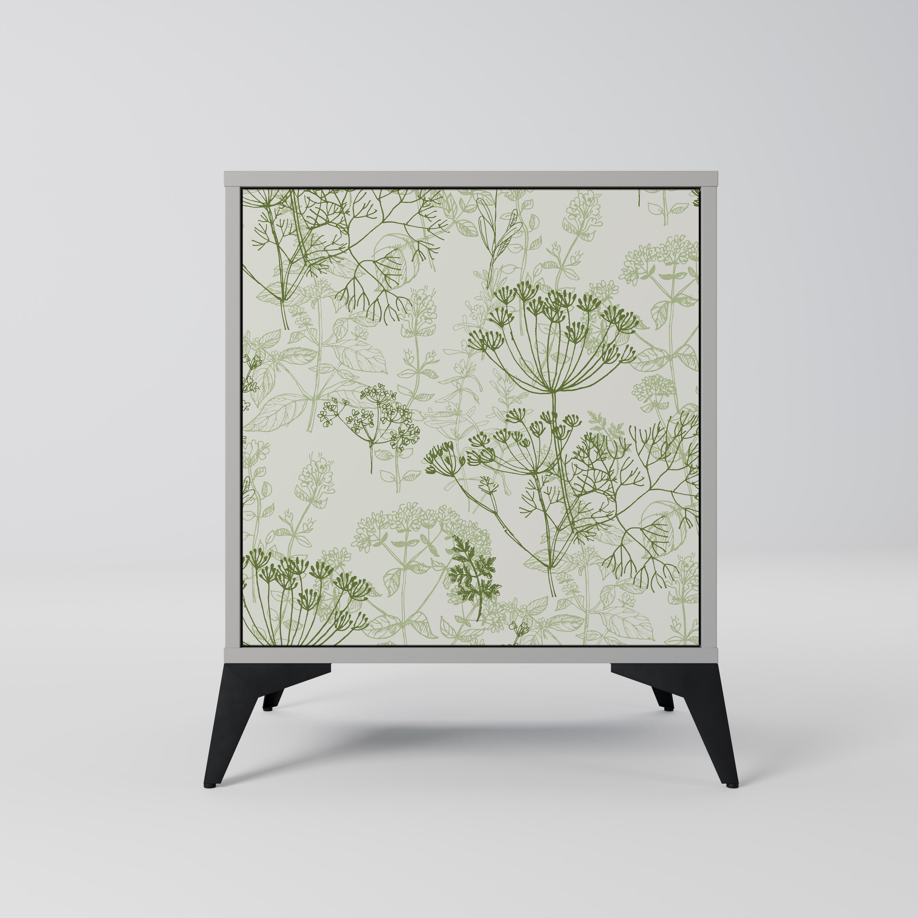 FENNEL BALDACHIN Komoda 1-drzwiowa korpus Szary