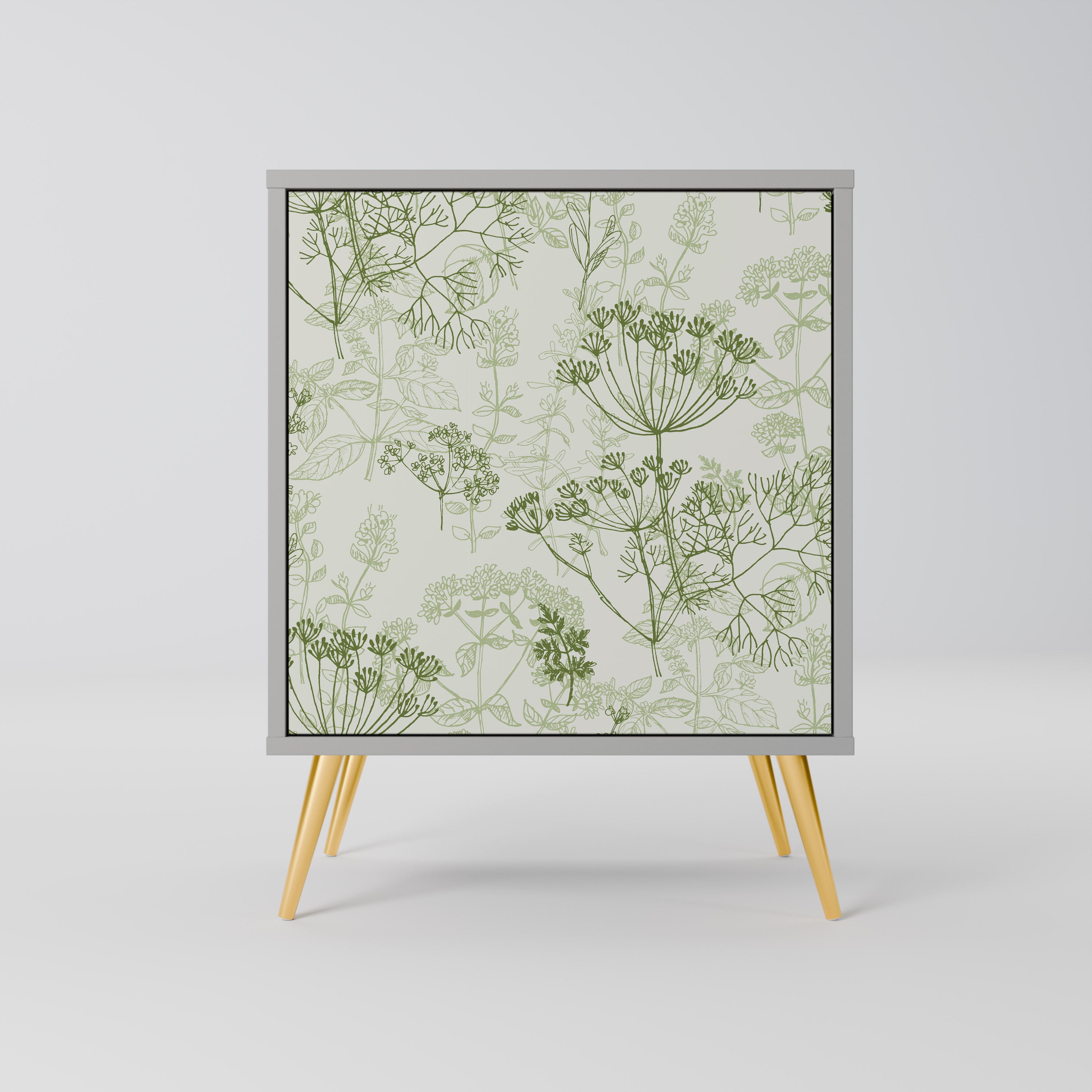 FENNEL BALDACHIN Komoda 1-drzwiowa korpus Szary