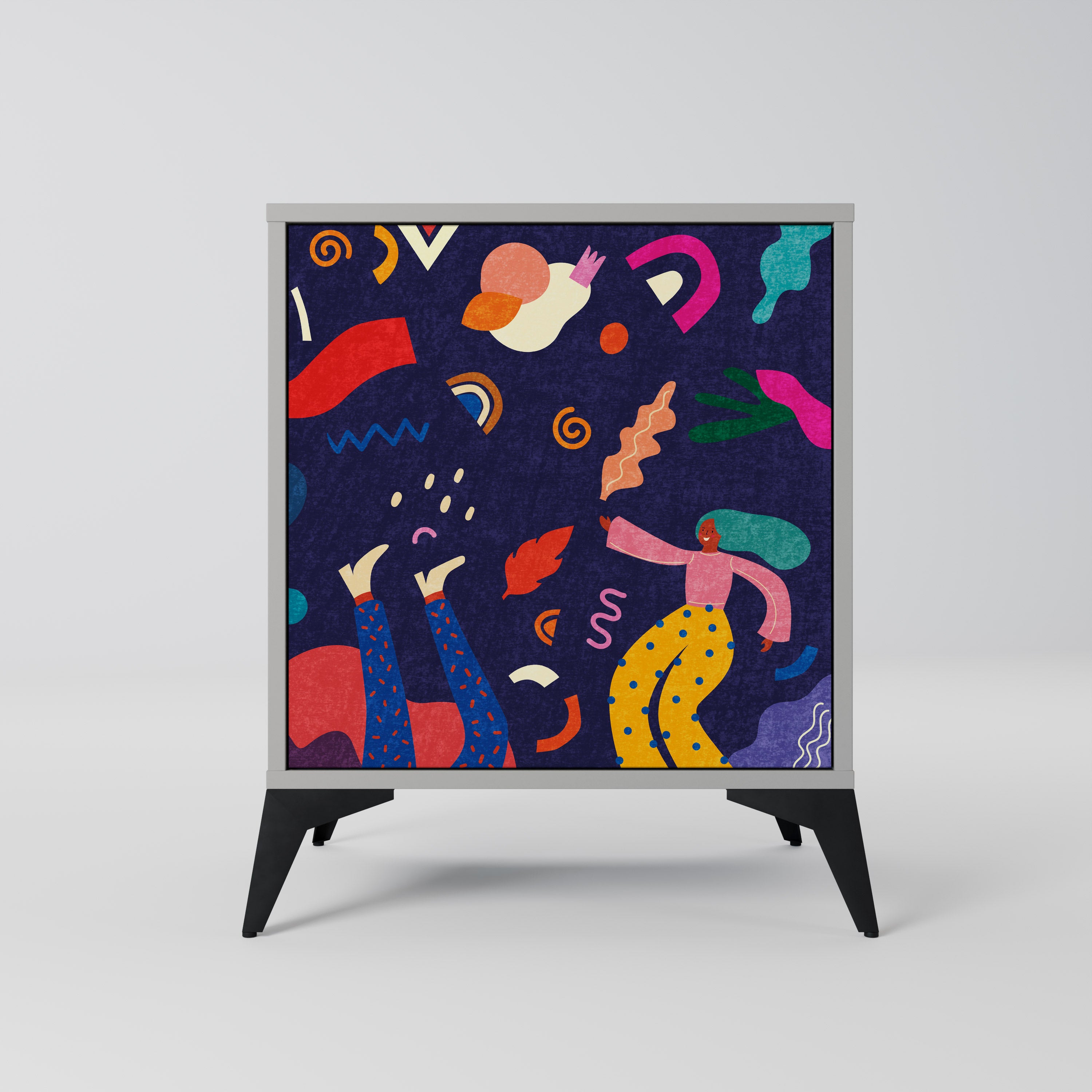 FESTIVE PLEASURES Komoda 1-drzwiowa korpus Szary