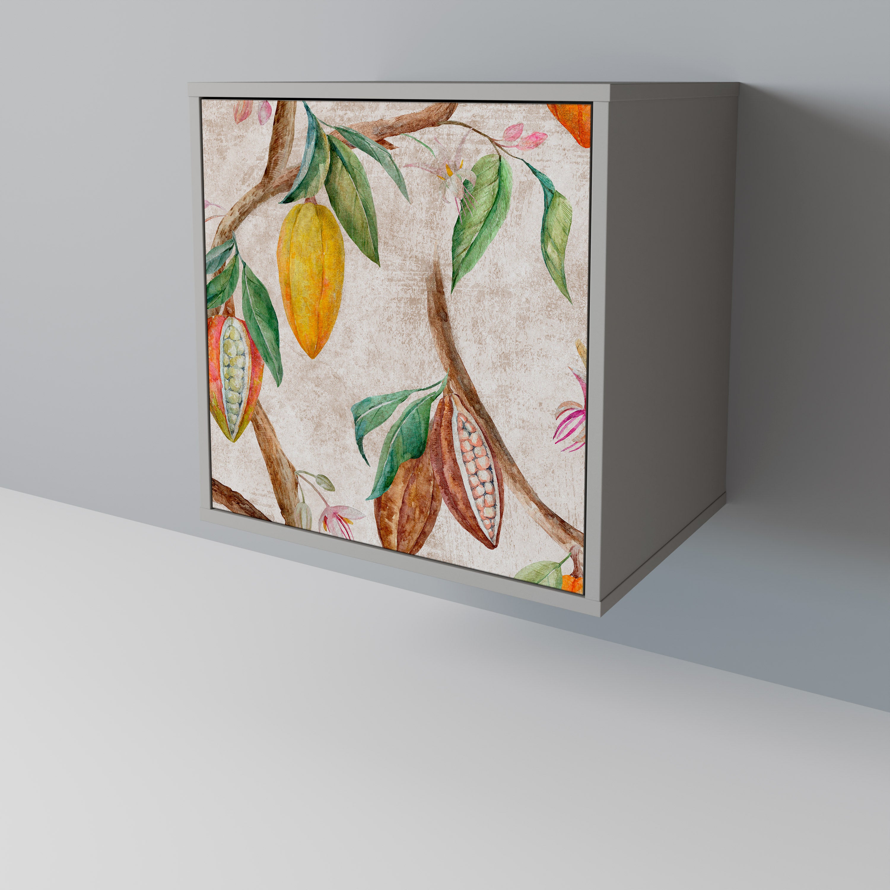 COCOA FRUITS Komoda 1-drzwiowa korpus Szary