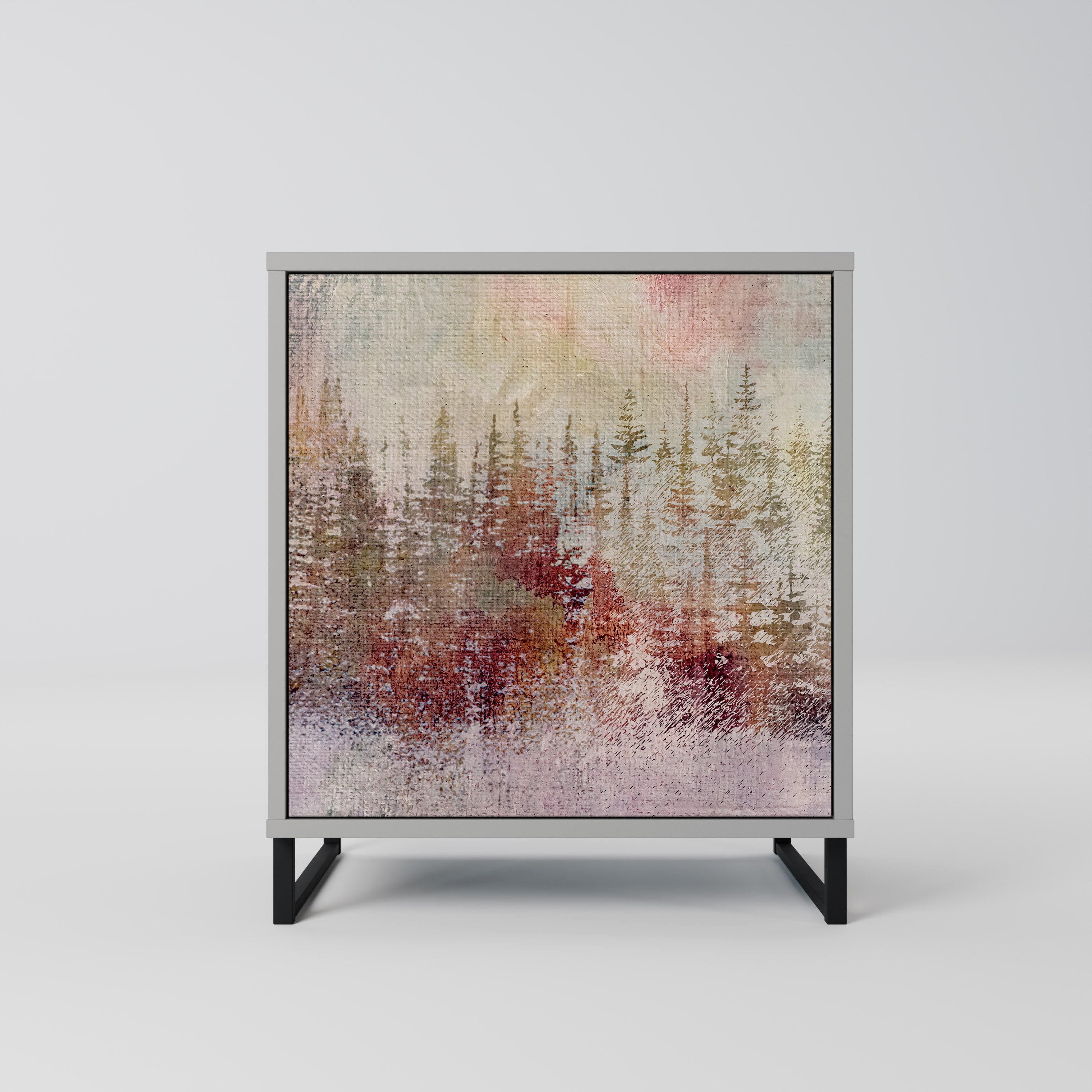 VEILED SUMMIT Komoda 1-drzwiowa korpus Szary