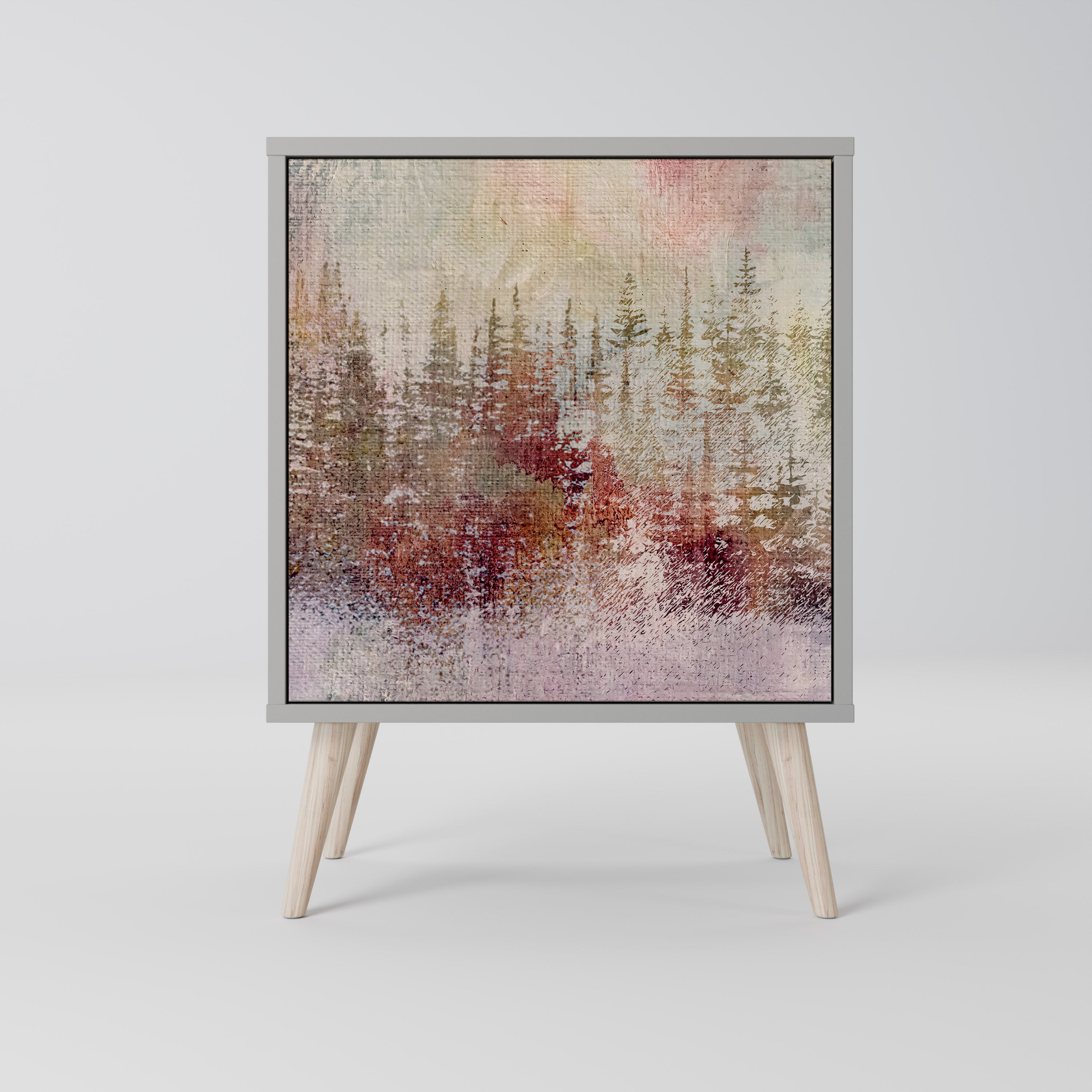 VEILED SUMMIT Komoda 1-drzwiowa korpus Szary