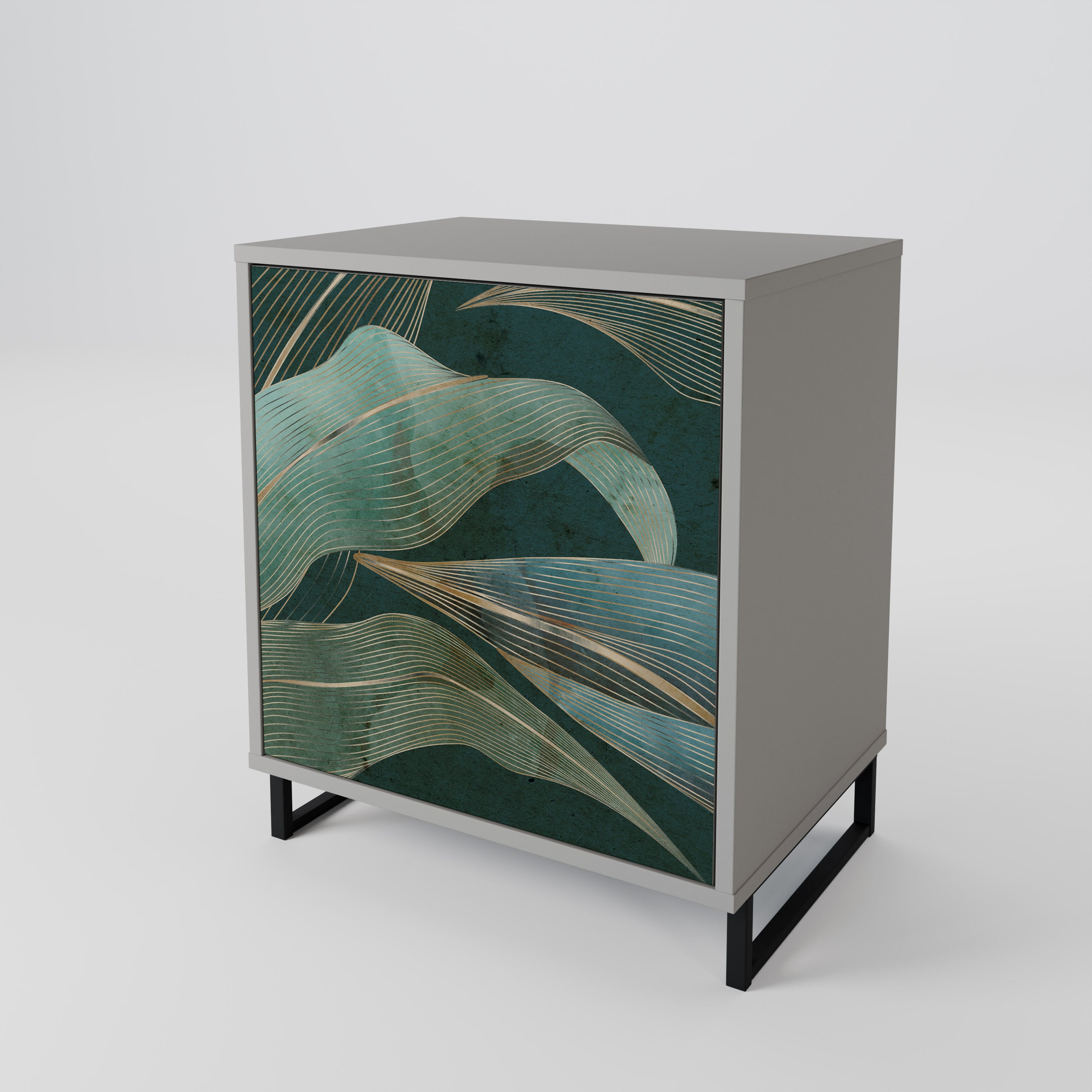 ROYAL GREEN Komoda 1-drzwiowa korpus Szary