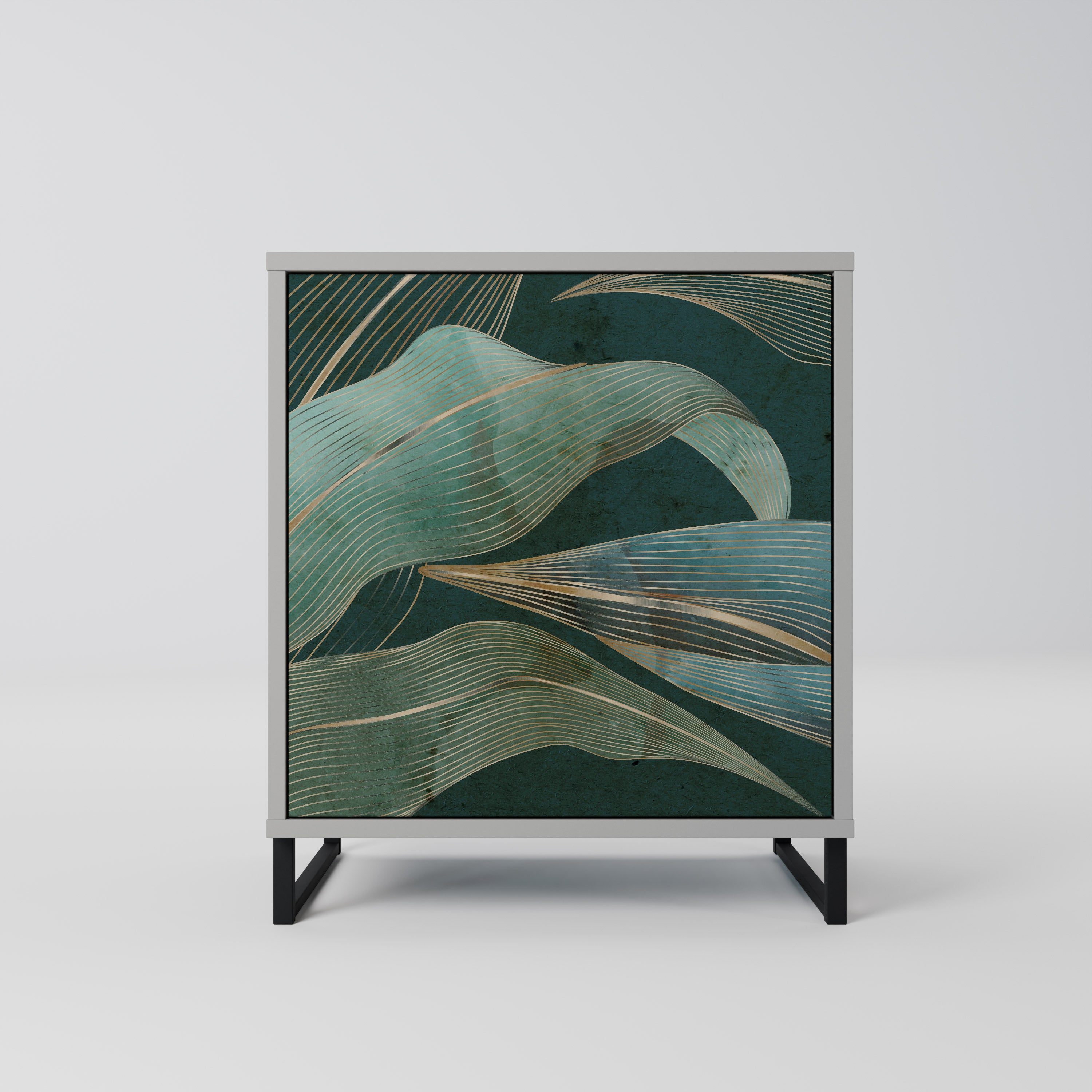 ROYAL GREEN Komoda 1-drzwiowa korpus Szary