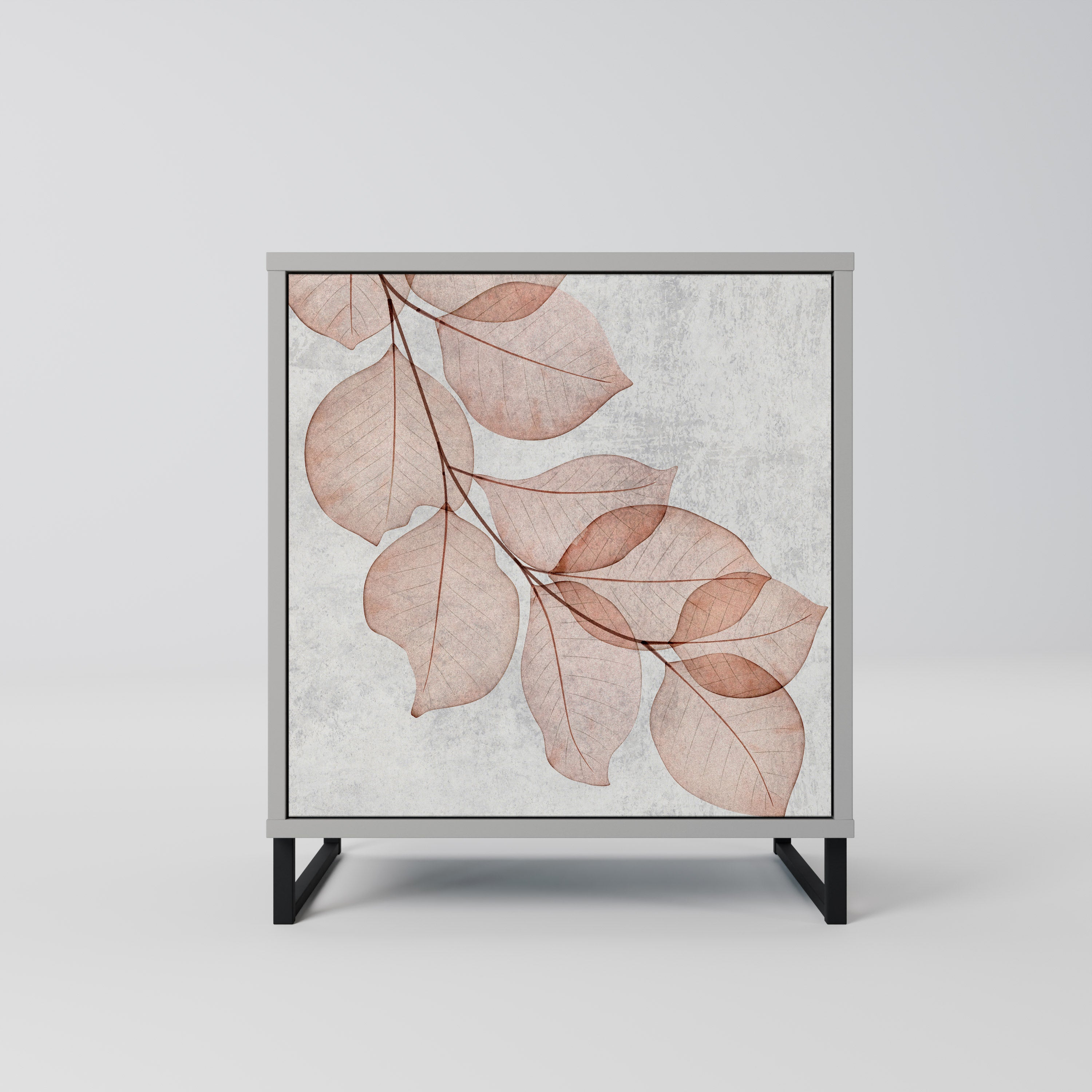 AUTUMN FRAGILITY Komoda 1-drzwiowa korpus Szary